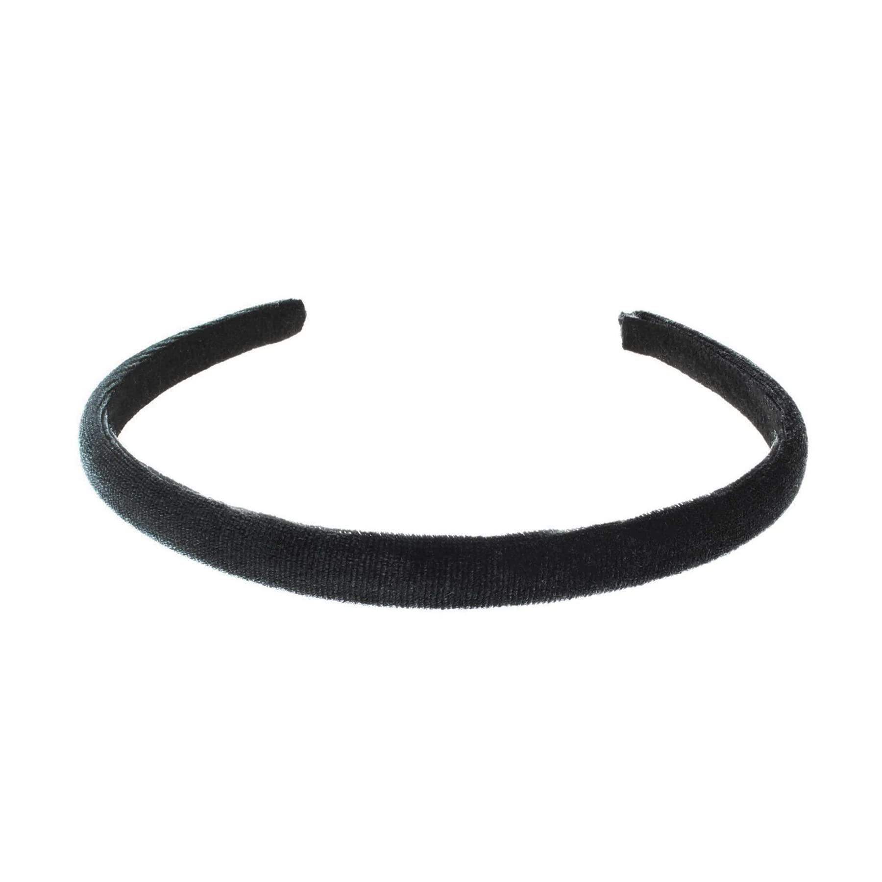 2pc 1cm/0.4" Thin Velvet Hair Bands Headbands Alice Bands Head Bands Hair Accessories Hair Styling Accessories Women's Fashion Headbands Girls Fashion