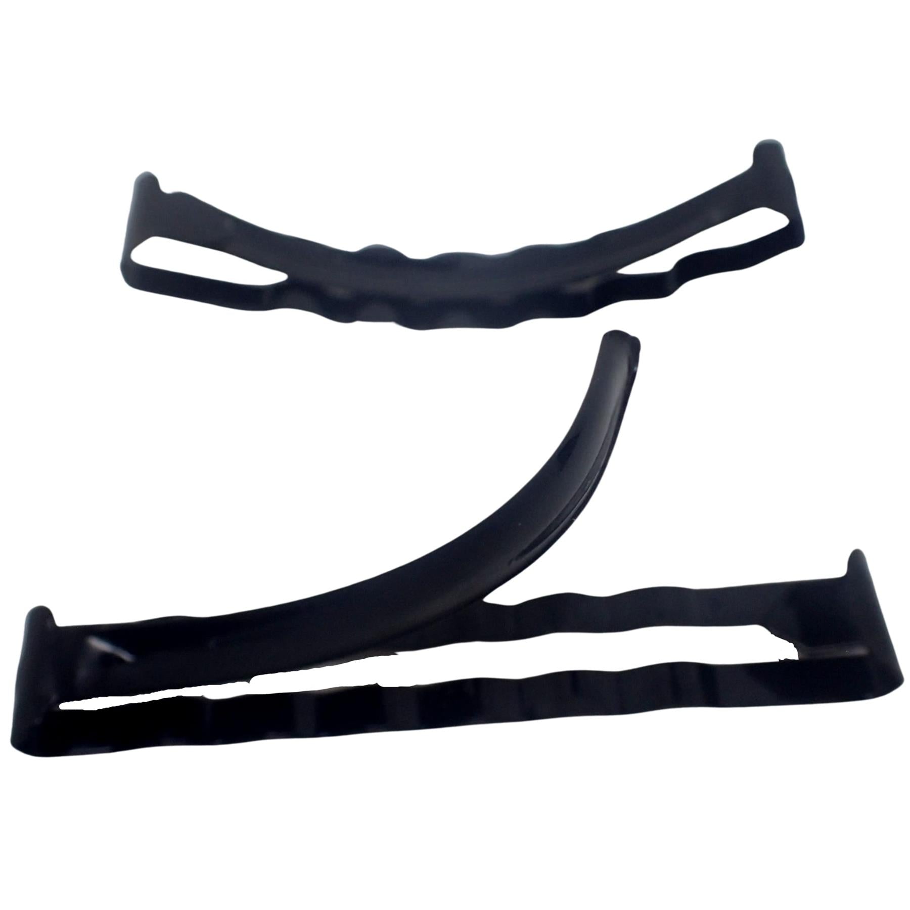 2pcs Open style Hair Clips, Hair Barrettes, Hair Slides, Hair Grips, Hairdressing Clips, Hair Accessories for Women, Metal barrette