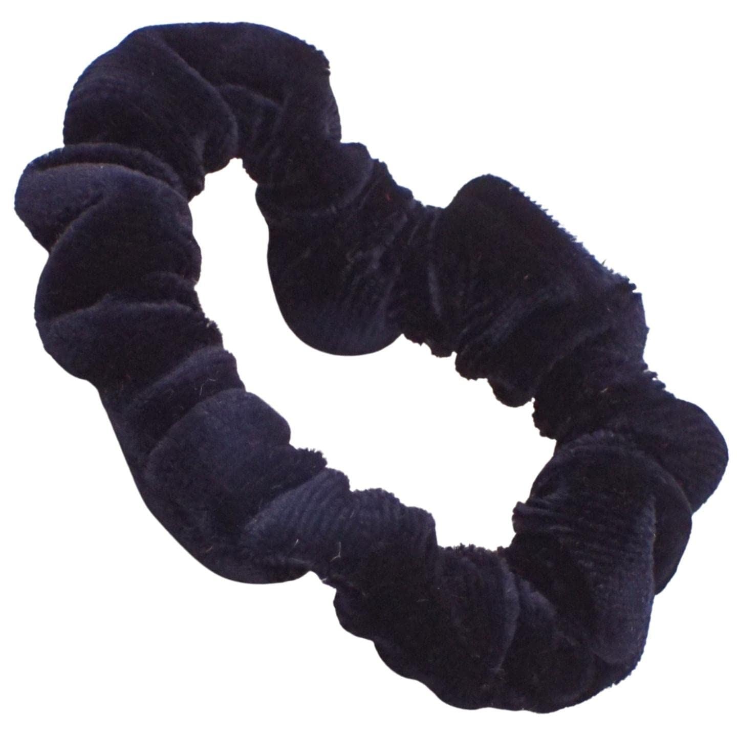 Small Skinny Velvet Hair Scrunchies Pack of 2 Scrunchies for Women & Girls, Cute Soft Scrunchy Hair Tie, Cute Hair Bobble, Velvet Hairband for Ladies & Kids Scrunchies