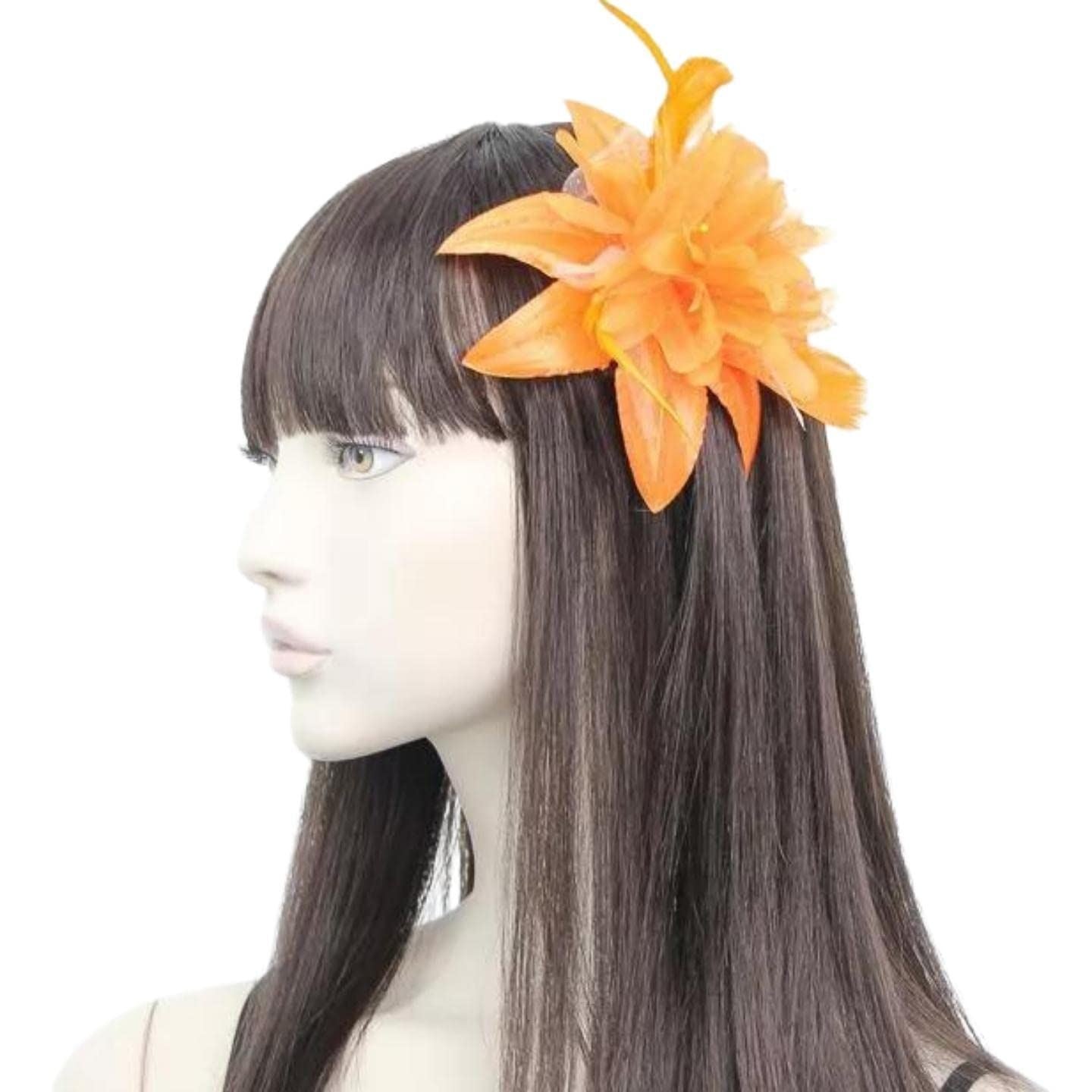 Fascinator Hair Fascinators Hair Fascinator Hair Clip Wedding Hats Royal Ascot Fascinator On Clear Comb Or Aliceband Suitable for Girls, Women, Ladies