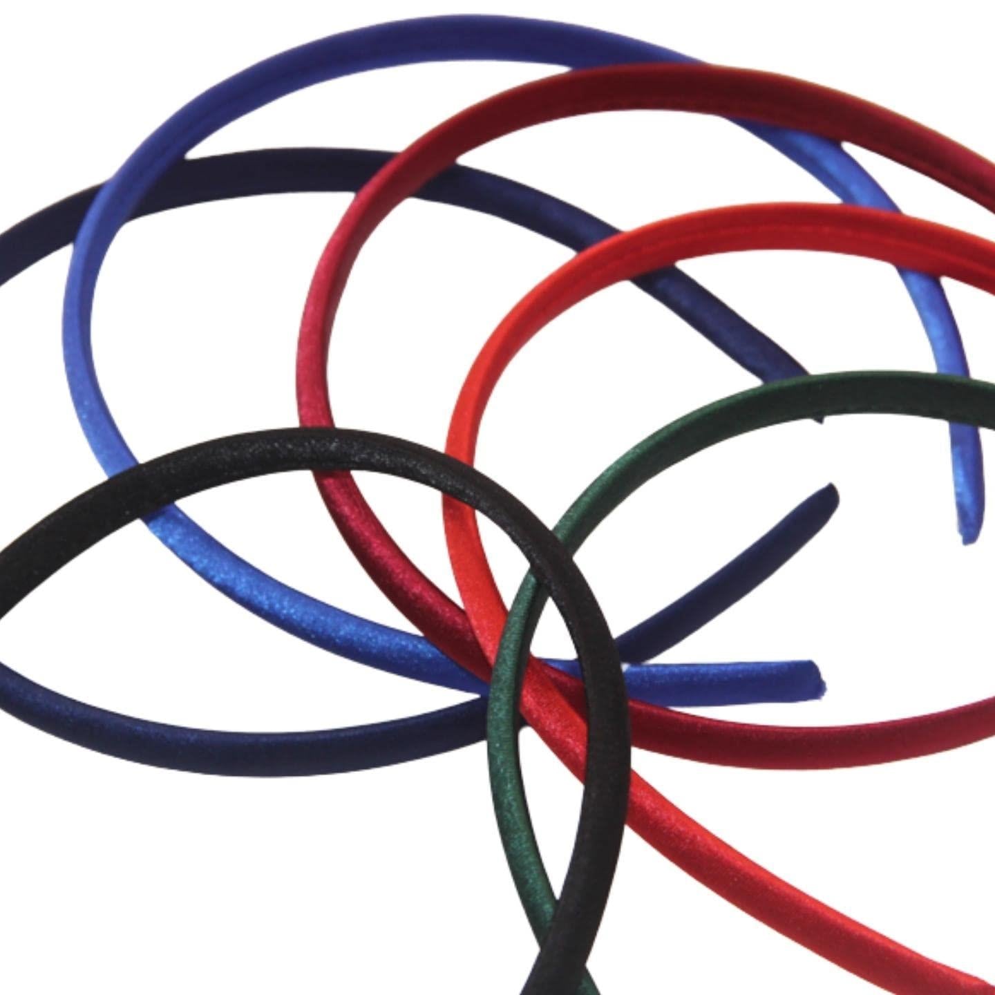 1cm Wide Headband Multipack, Various Designs & Styles For Girls, Ladies, Unisex Adults & Unisex Kids Hair