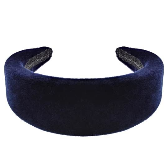 Velvet Padded Alice Headband Hairband Hair Band Head Band Women Girls 90s 80s 70s 60s Wedding Hen Party Bridal Festival Adult Wonderland Thick Wide Hard