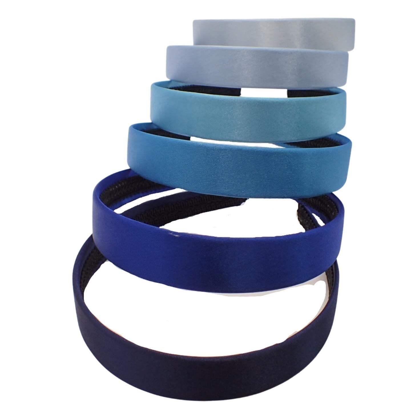 6pcs 2.5cm Wide Alice Headband Multipack, Various Designs & Styles For Girls, Ladies, Unisex Adults & Unisex Kids Hair