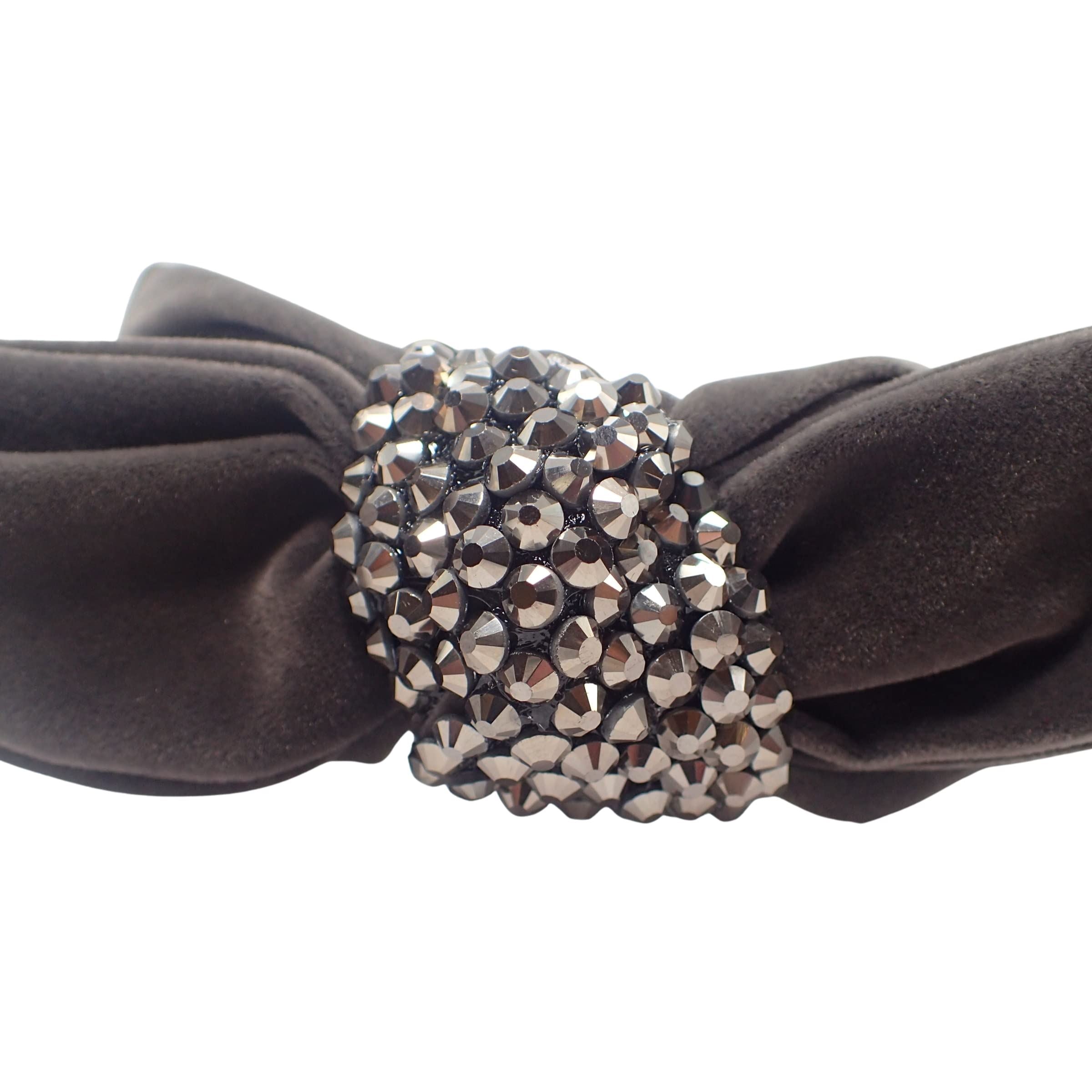 Velvet Bow Alice Bands Adult Women, Hair Accessories for Women, Hair Bands for Women, Thick Headband, Womens Headbands, Head Bands Adult Women, Wide Headbands