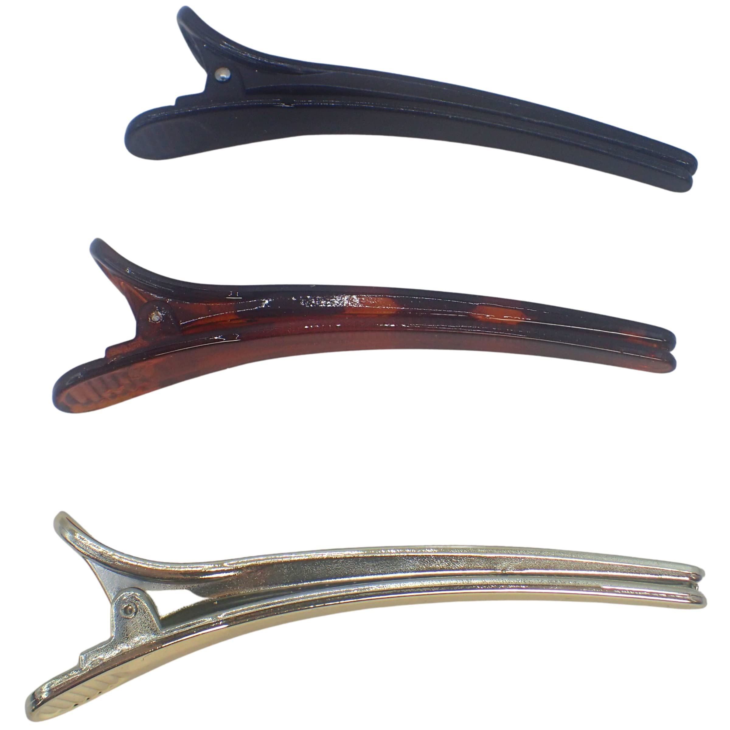 13cm Hair clips for Women, Duckbill / Beak / Concorde design, Sectioning Hair Clips