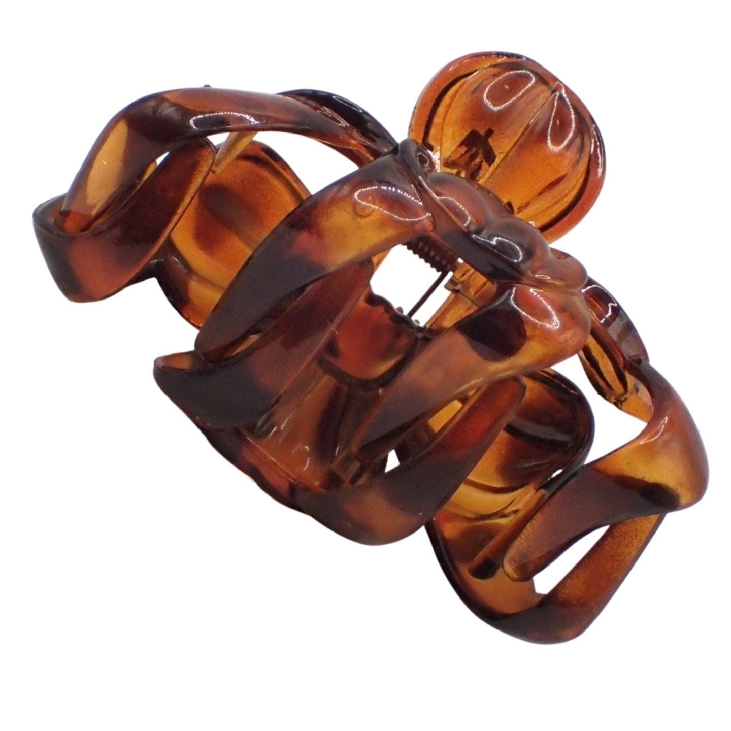 8.5cm Black or Brown Tort Hair Claw Clip, Detail Hair Claw for Women & Girls, Thick Hair Claw Clip, Hair Clips for Ladies, Womens Claw Clips for Thick Hair