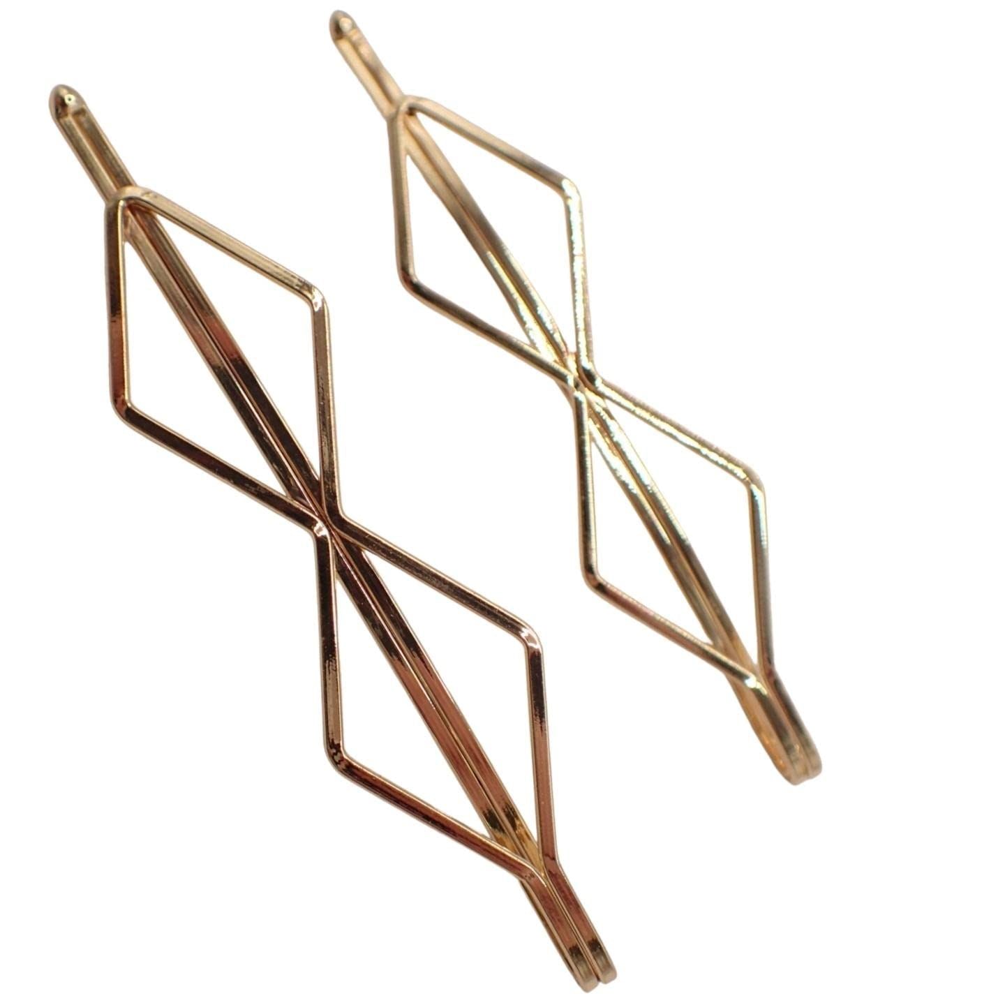 Decorative Geometric & Other Patterns Metal Hair slides, Hair Grip, Clip, Simple & Cute, Unisex Hair Accessories