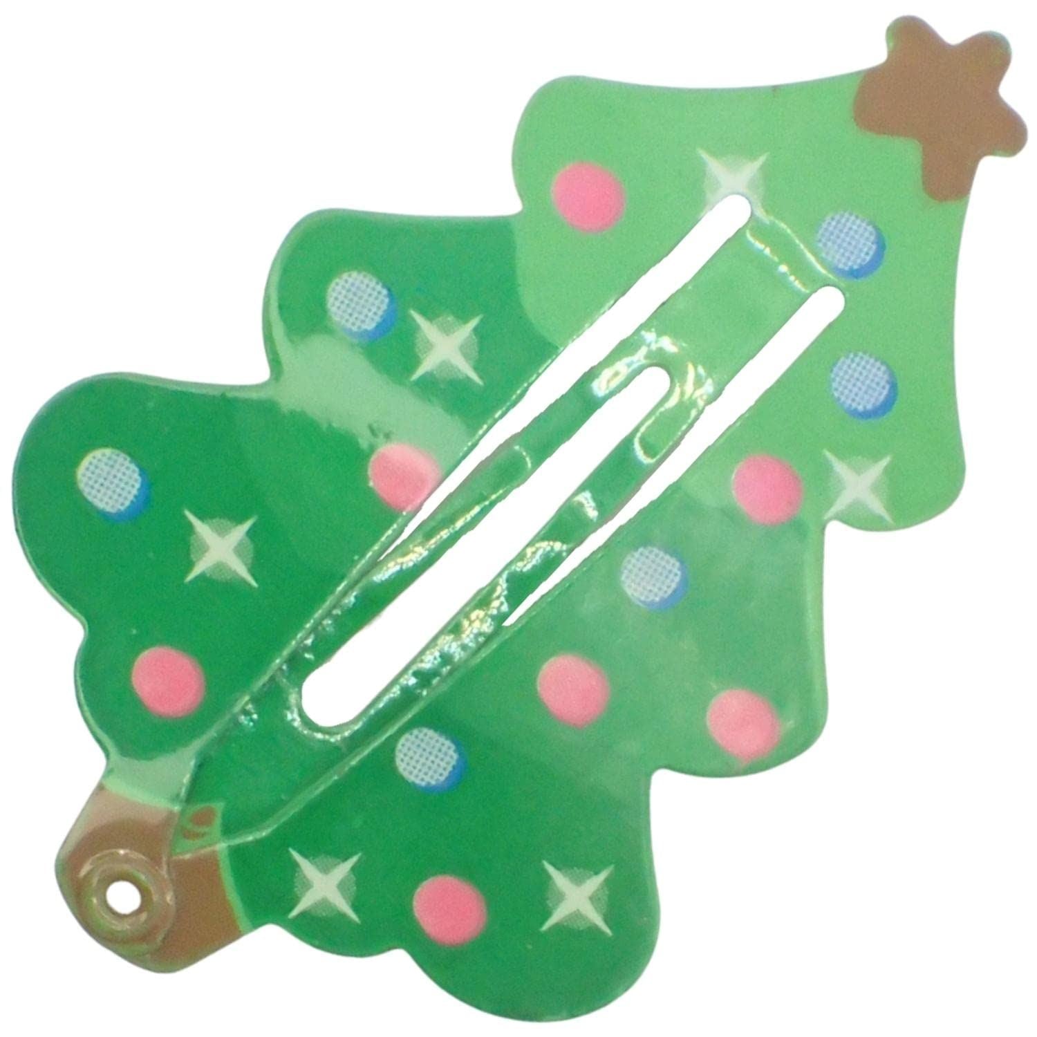 Christmas Hair Clips Women Hair Clips for Girls Hair Pins Snaps Sleepies Christmas Hair Accessories Christmas Tree Santa Hat Reindeer Snowman Stocking Santa Claus