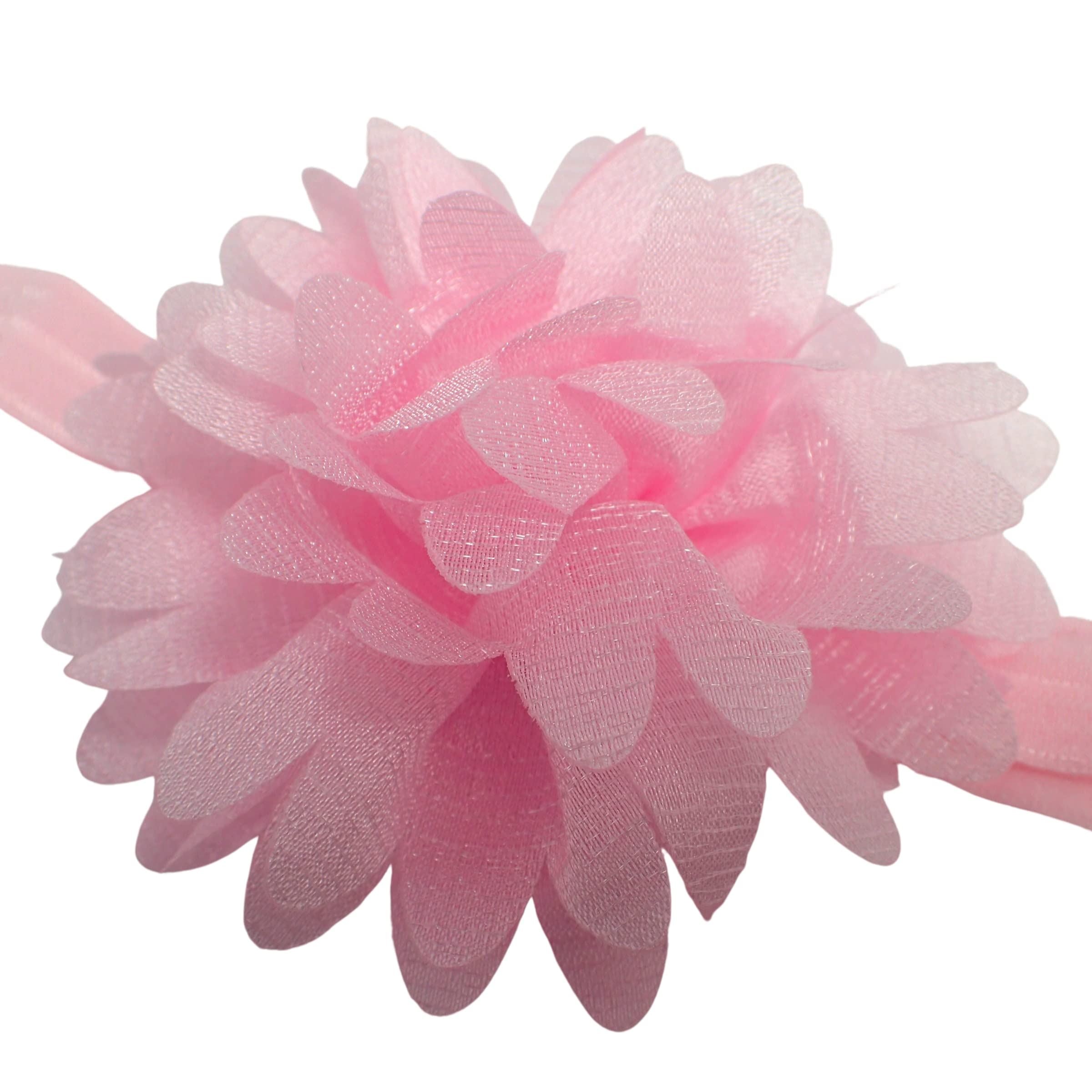 Satin Baby Flower Headband for Girls, Girls Hair Accessories, Hair Accessories for Girls, Kids Hair Accessories, Hair Elastics, Girls Hair Bands