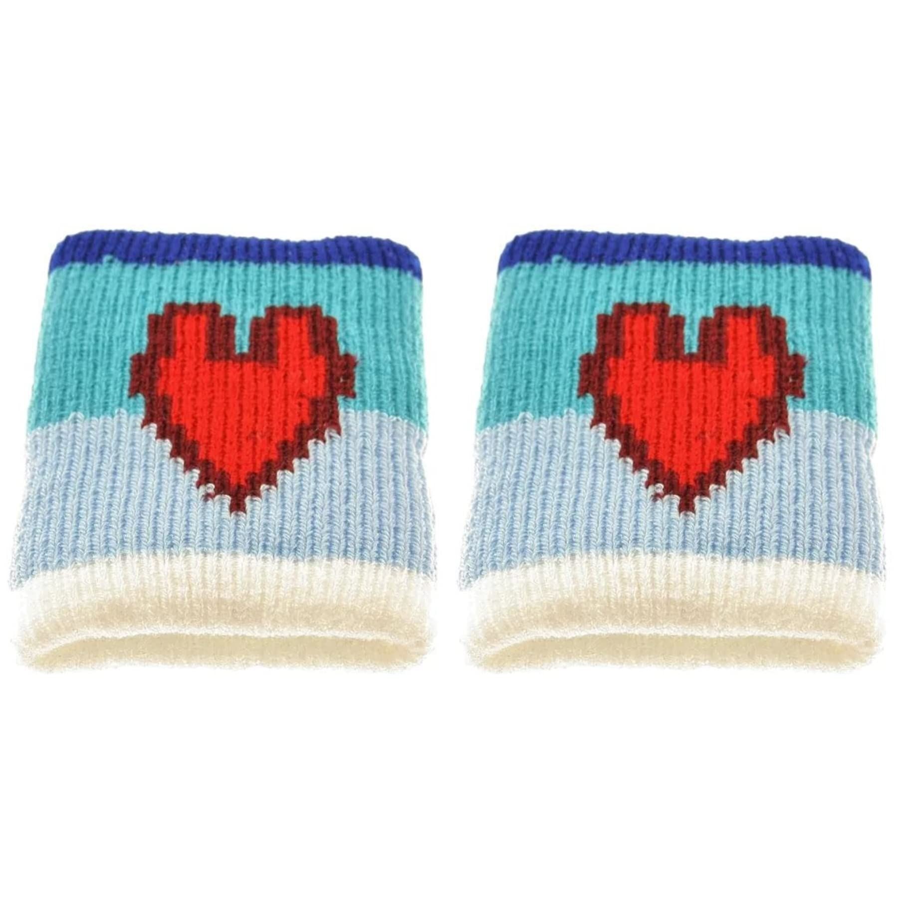 2pcs Unisex Wrist Sweatbands for Exercise Wristbands, Sweat Bands for Kids & Adults, Tennis & Sports Band for Girls & Men Sweatbands, Colourful Fitness Armbands