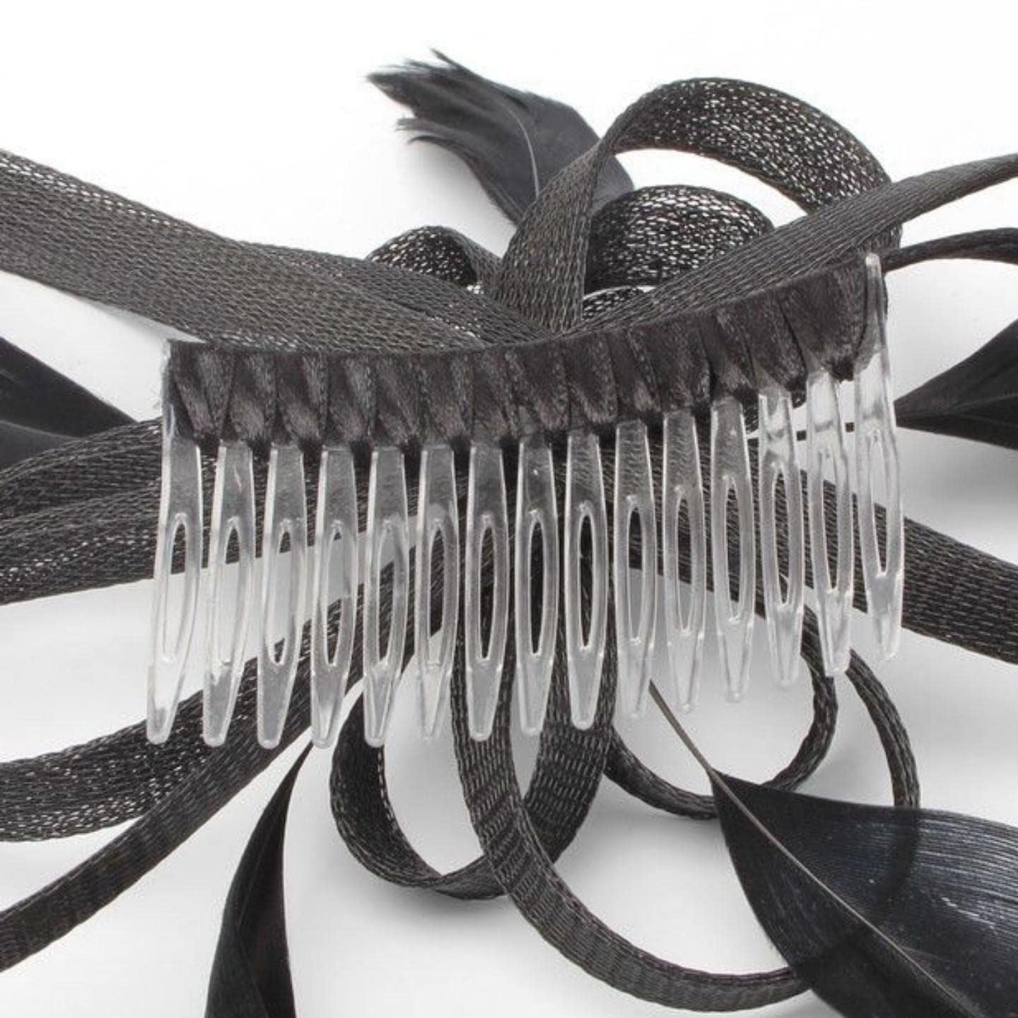 Fascinator Hair Slide Hair Comb Fascinators Wedding Hair Slides Wedding Fascinators Royal Ascot Fascinator On Clear Comb For Women, Ladies, Girls