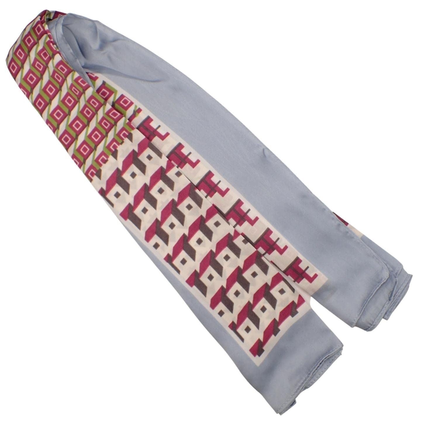 Imitation Silk Scarf, Scarves for Women & Children Plain & Patterned Head Scarf, Neckerchief, Faux Silk Squares for Ladies & Men, Sleep Bandana