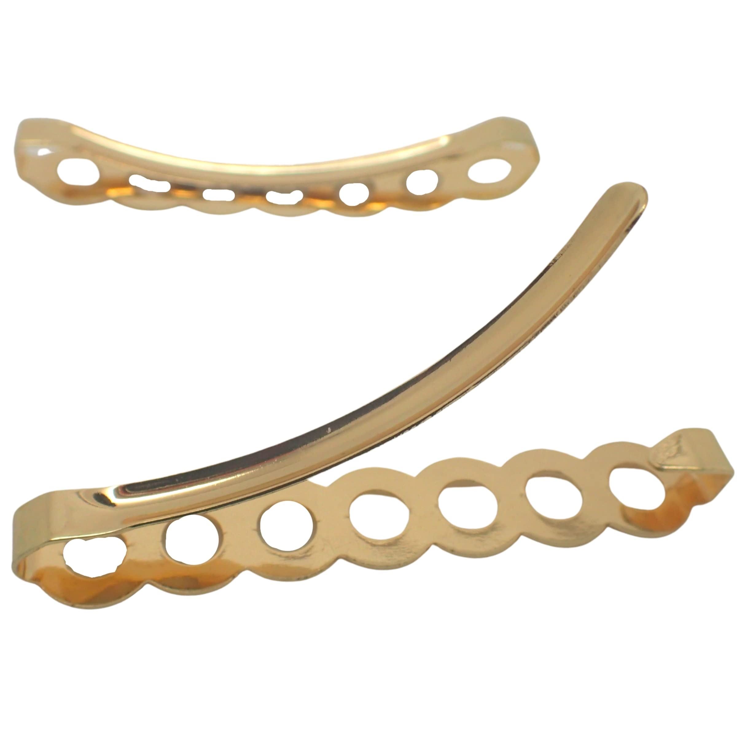 2pcs Open style Hair Clips, Hair Barrettes, Hair Slides, Hair Grips, Hairdressing Clips, Hair Accessories for Women, Metal barrette