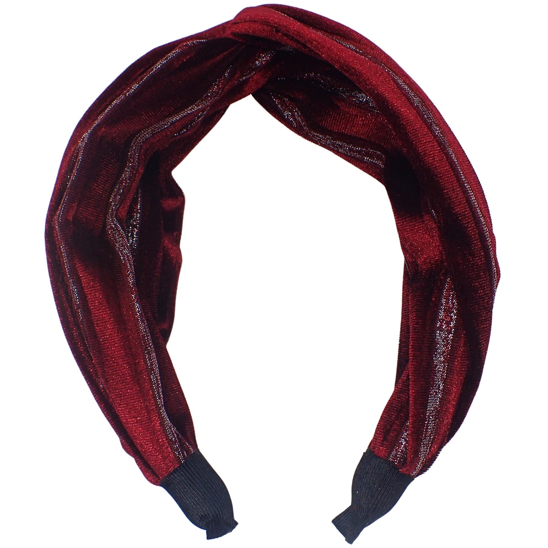 Velvet and Lurex Twist Alice Bands Adult Women, Hair Accessories for Women, Hair Bands for Women, Thick Headband, Womens Headbands, Head Bands Adult Women, Wide Headbands