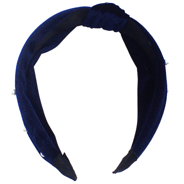 Velvet Pearl-Style Knot Alice Bands Adult Women, Hair Accessories for Women, Hair Bands for Women, Thick Headband, Womens Headbands, Head Bands Adult Women, Wide Headbands