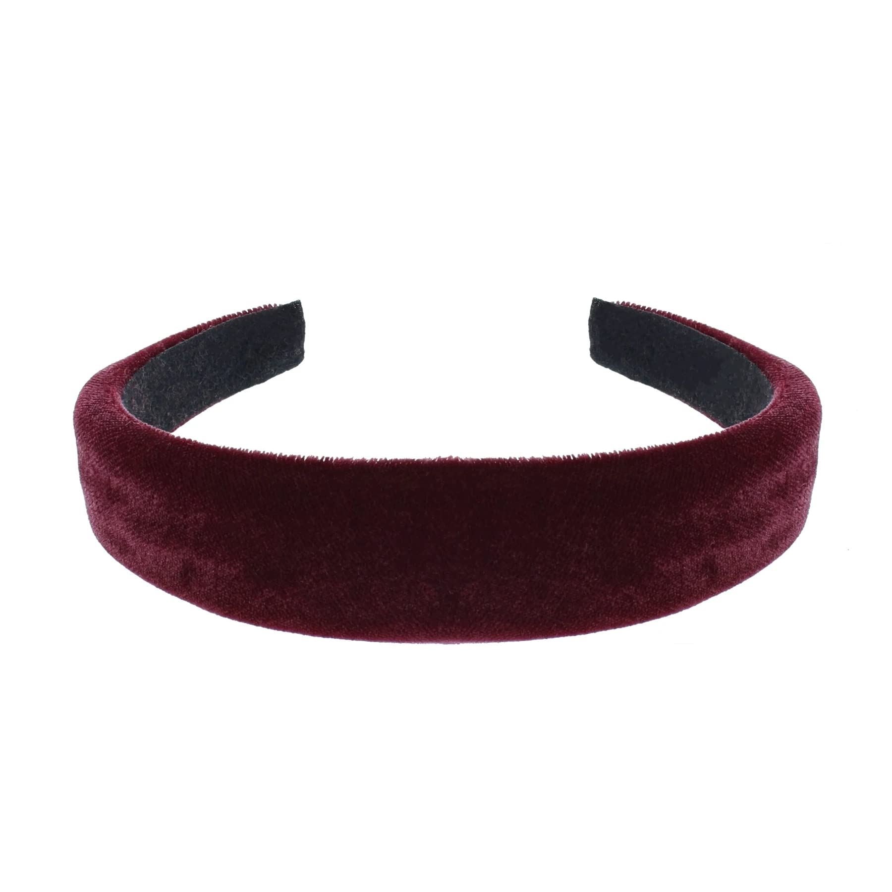 Velvet Padded Alice Headband Hairband Hair Band Head Band Women Girls 90s 80s 70s 60s Wedding Hen Party Bridal Festival Adult Wonderland Thick Wide Hard