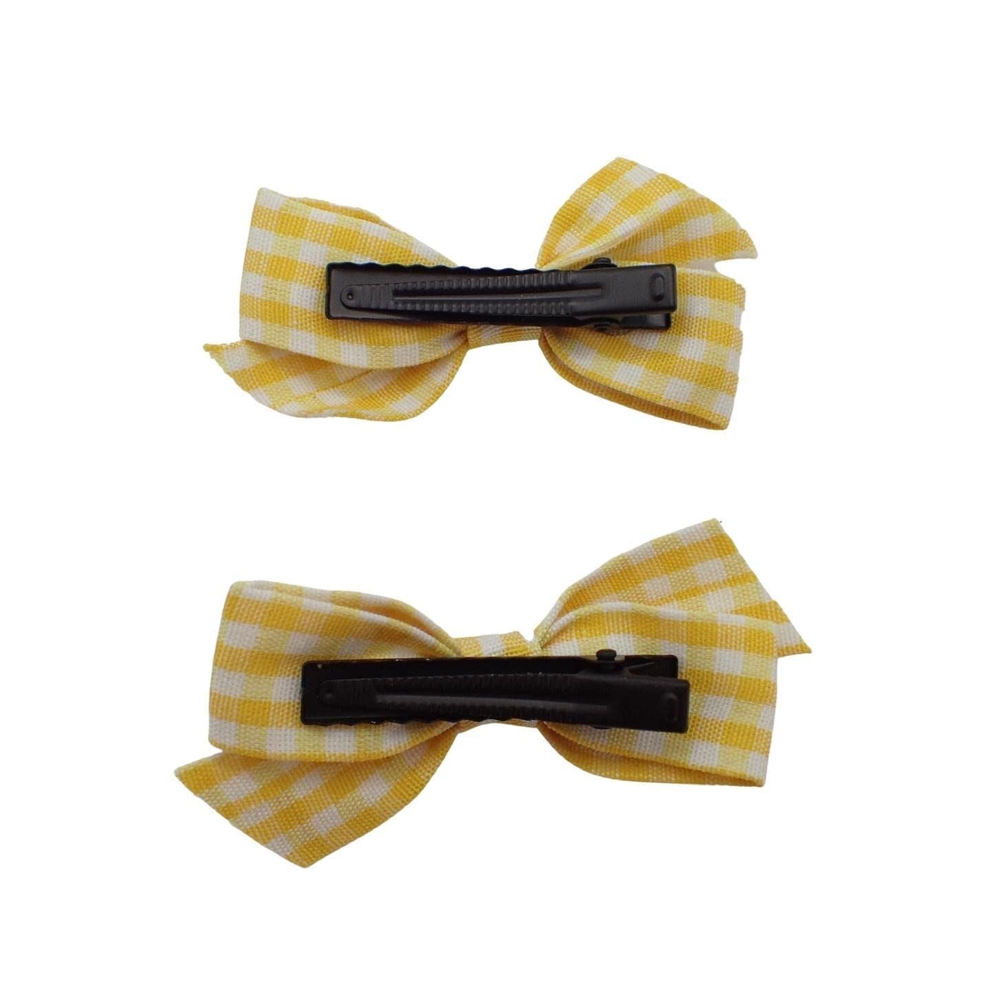 2pc Back to School Hair Bows Set Stylish Girls Clip-In Hair Bow Accessories Hair Clips Colourful School Hair Slide Girls, Kids, Children