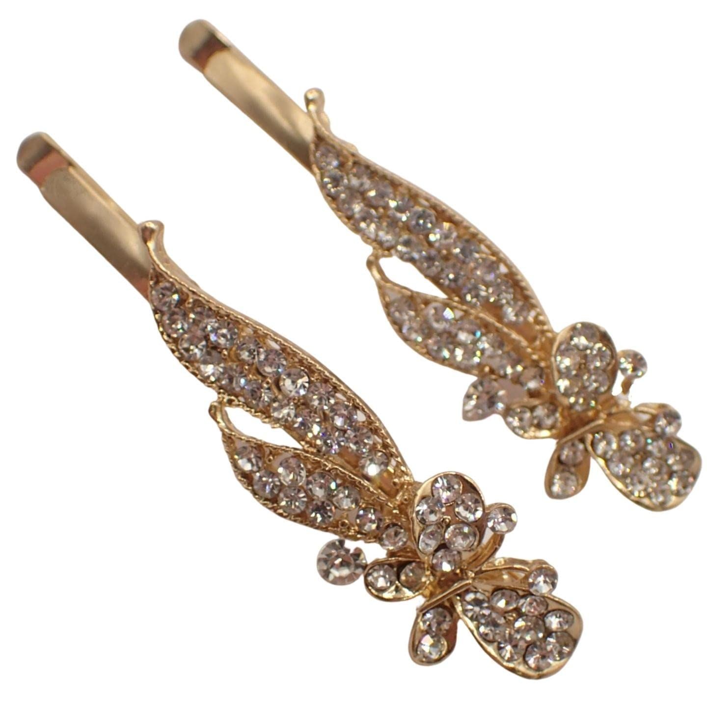 Beautiful Bejewelled Womens Hair Grips Perfect for Events, Prom, Bride or Flower Girl, Womens Hair Clip, Bobby Pins, Kirby Grip Accessory