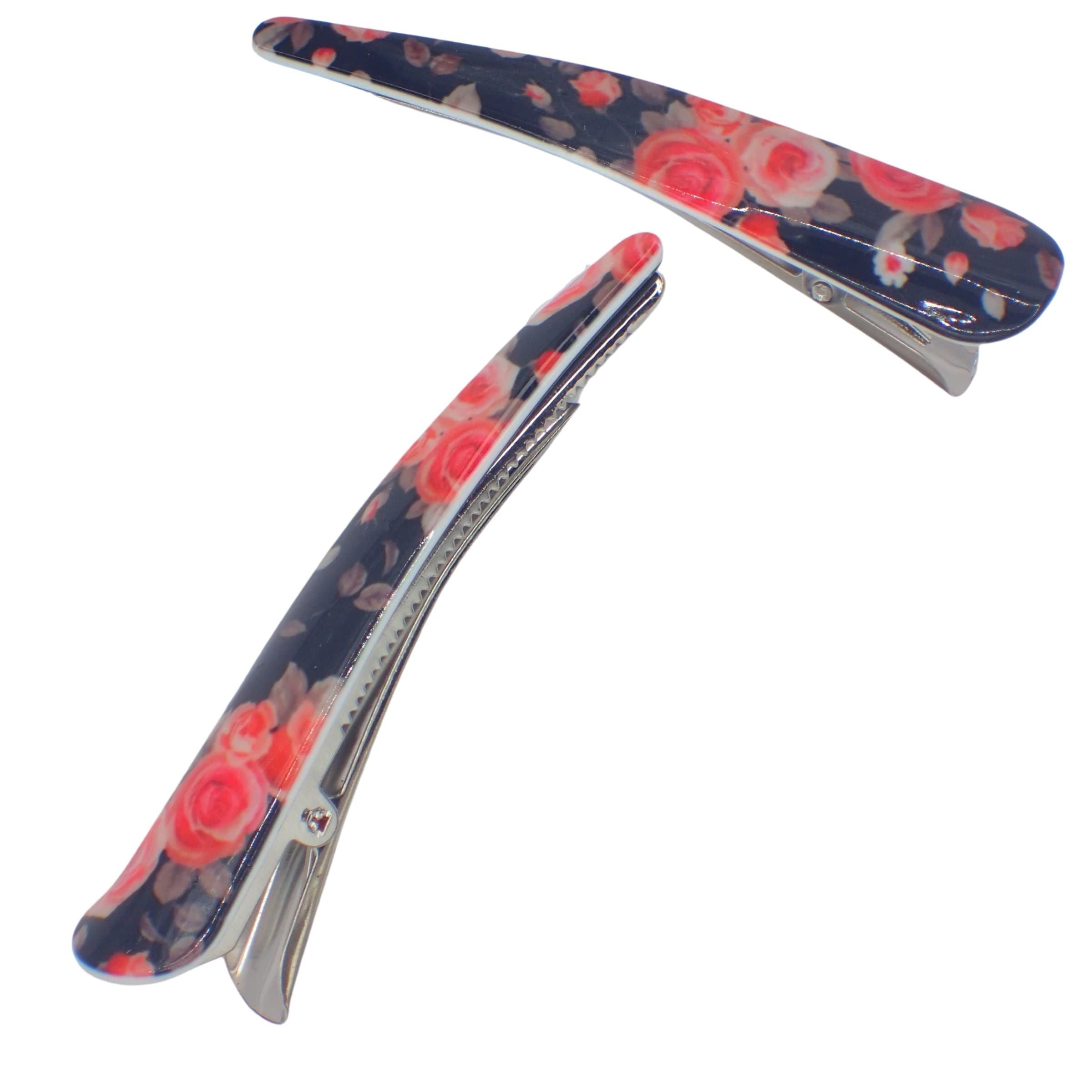 2pc 8cm Hair clips for Women, Duckbill/Beak/Concorde design, Sectioning Hair Clips, Hair Accessories for Women, Hair grips, Hairdressing clips