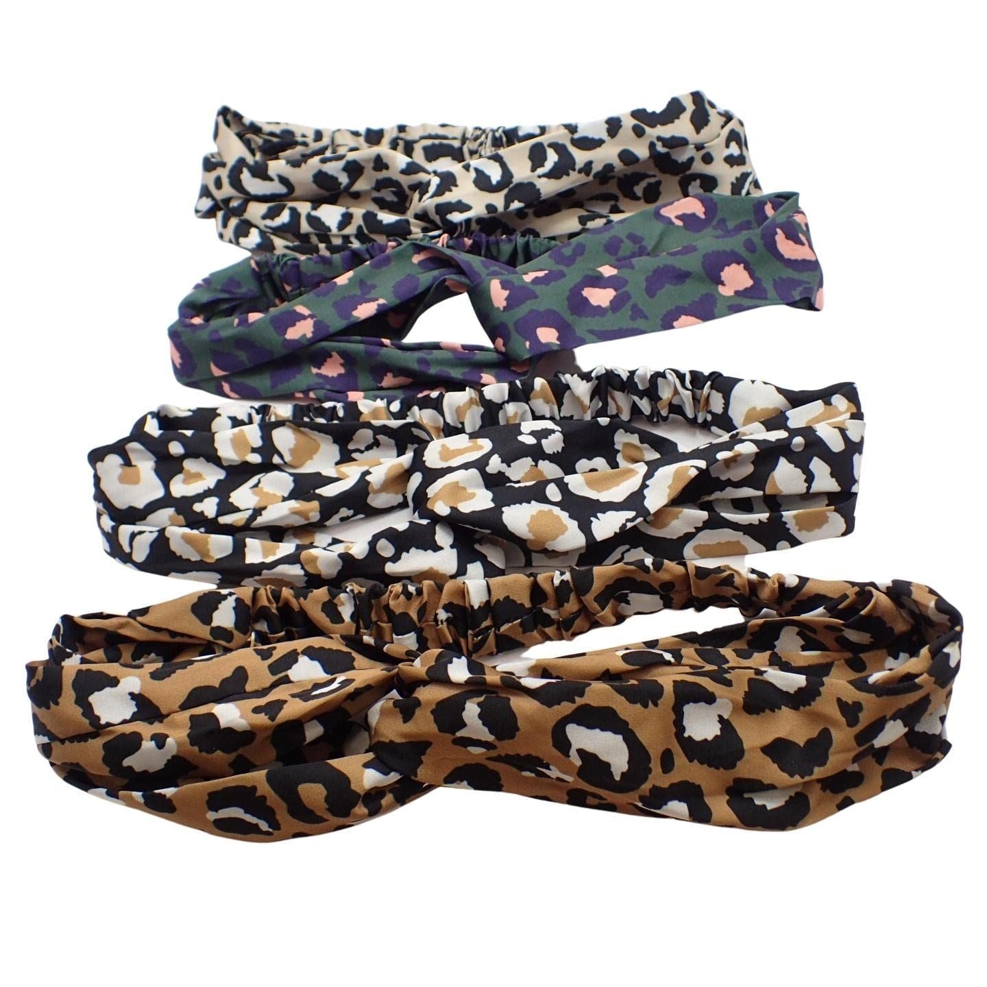 Hair Headband Bandeau Headbands Hairband Cross Knot Knotted Headband Leopard Print Headband Hair Bandeau Polka Dot Headband Bandeau For Women, Ladies, Kids, Men