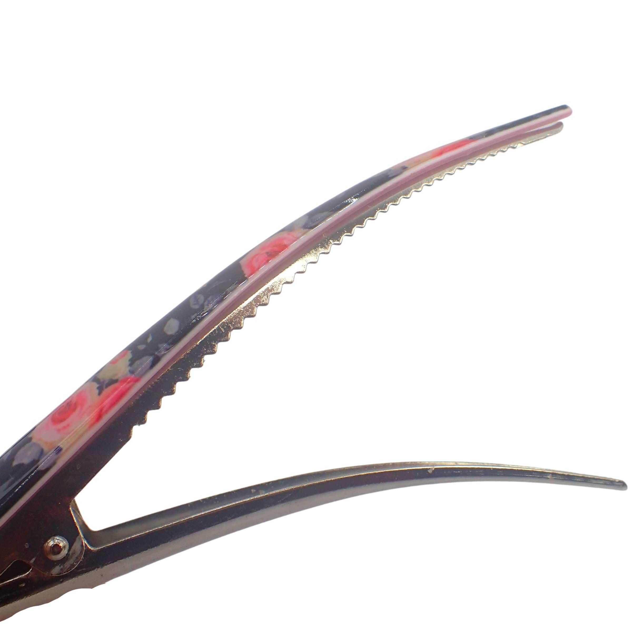 13cm Hair clips for Women, Duckbill / Beak / Concorde design, Sectioning Hair Clips