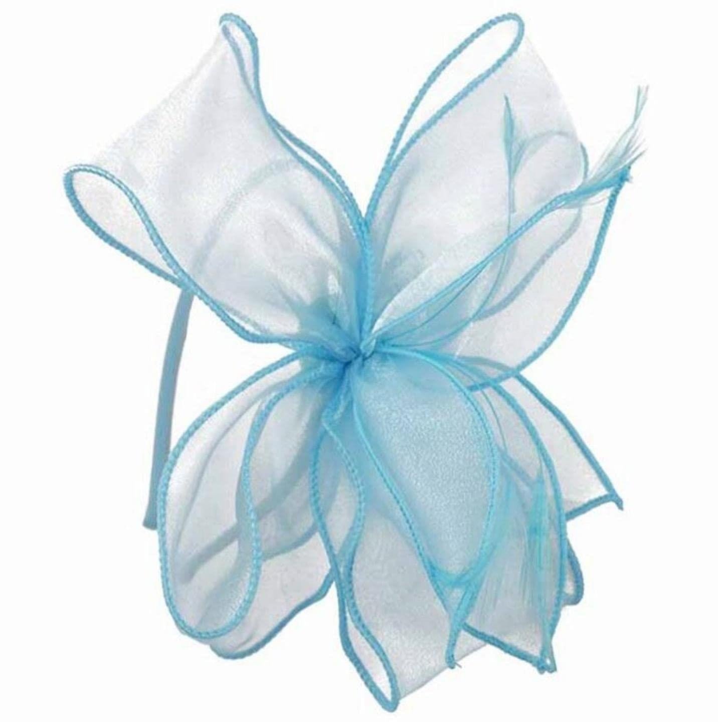 Fascinator Headband Hair Band Fascinators Feather Flower Headband Ladies Hair Piece Wedding Hats Ascot Hat On Aliceband For Women, Ladies, Girls