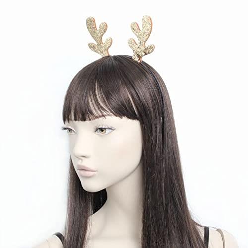 Deer Horns Antlers Santa Hat & Rudolph Red Nose Reindeer Valentines