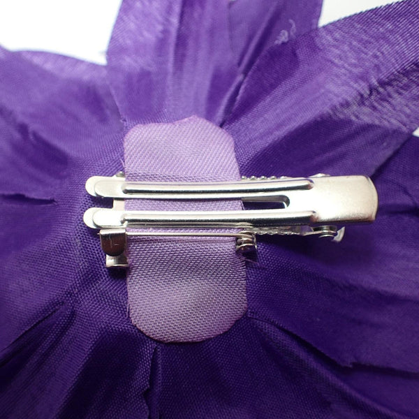 Fascinator Flower Hair Clip Beaded Wedding Fascinator Hair Clip Fascinator Hat Attached To Brooch Pin & Clip For Women, Ladies, Girls