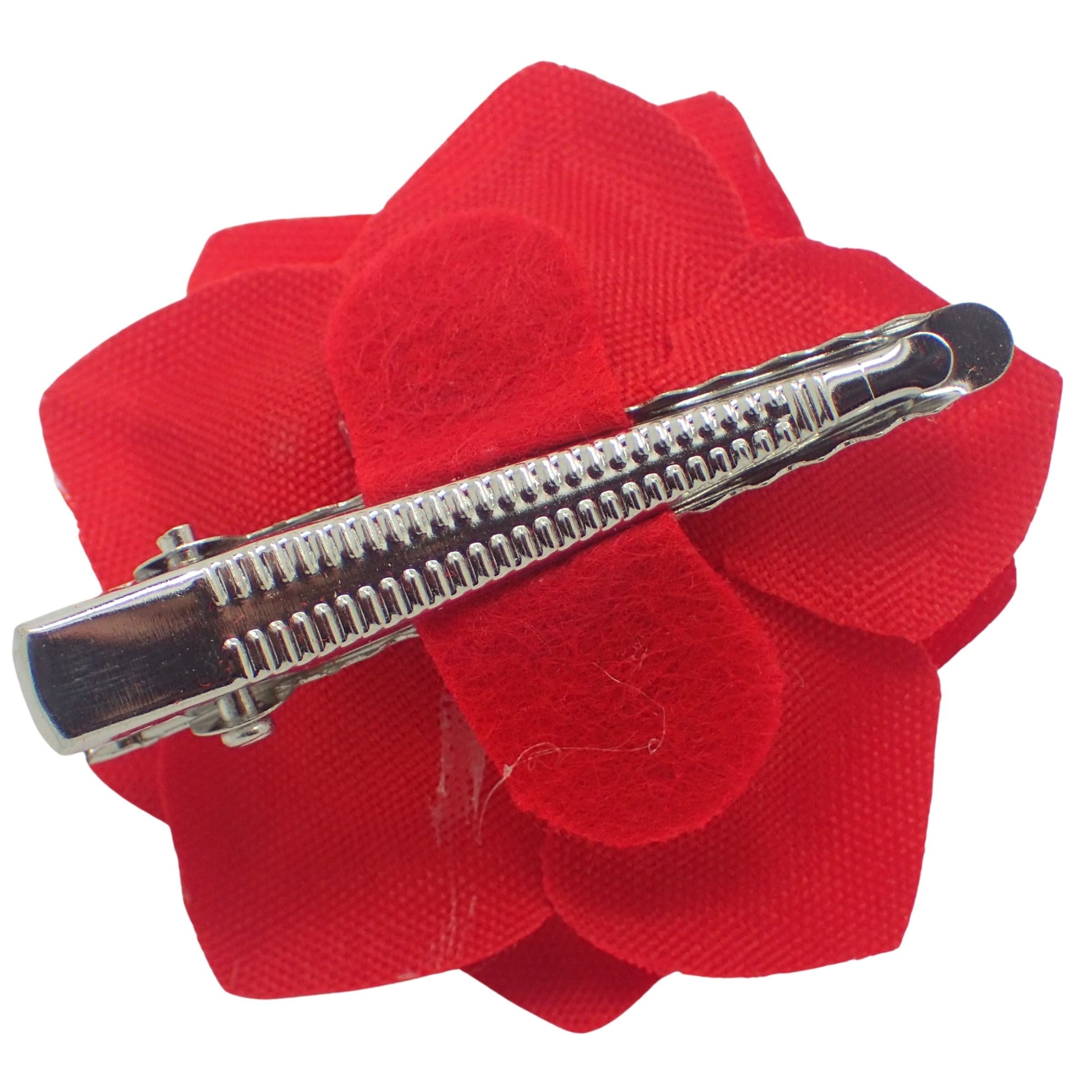 Flower Hair Clip or Brooch clip, Hair Accessories for Women, Hair clips for Girls and Women, Hair grips, Flower Clips, Girls Hair Accessories, Fancy Dress