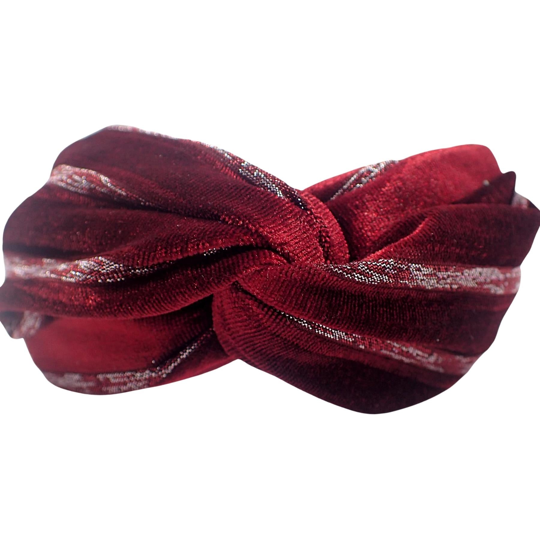 Velvet and Lurex Twist Alice Bands Adult Women, Hair Accessories for Women, Hair Bands for Women, Thick Headband, Womens Headbands, Head Bands Adult Women, Wide Headbands