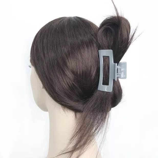 Plastic Open Arch Claw Clips Thick Pastel Womens Colourful 90s hair clips Bulldog Grip Large Suitable for Thick Hair