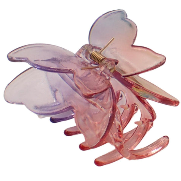 Coloured Transparent Ombre Butterfly Hair Clips, Butterfly Claw Clip for Women & Girls, Cute Hair Accessories, 90s Y2K Style Moving Butterfly Clips, Butterfly Hair