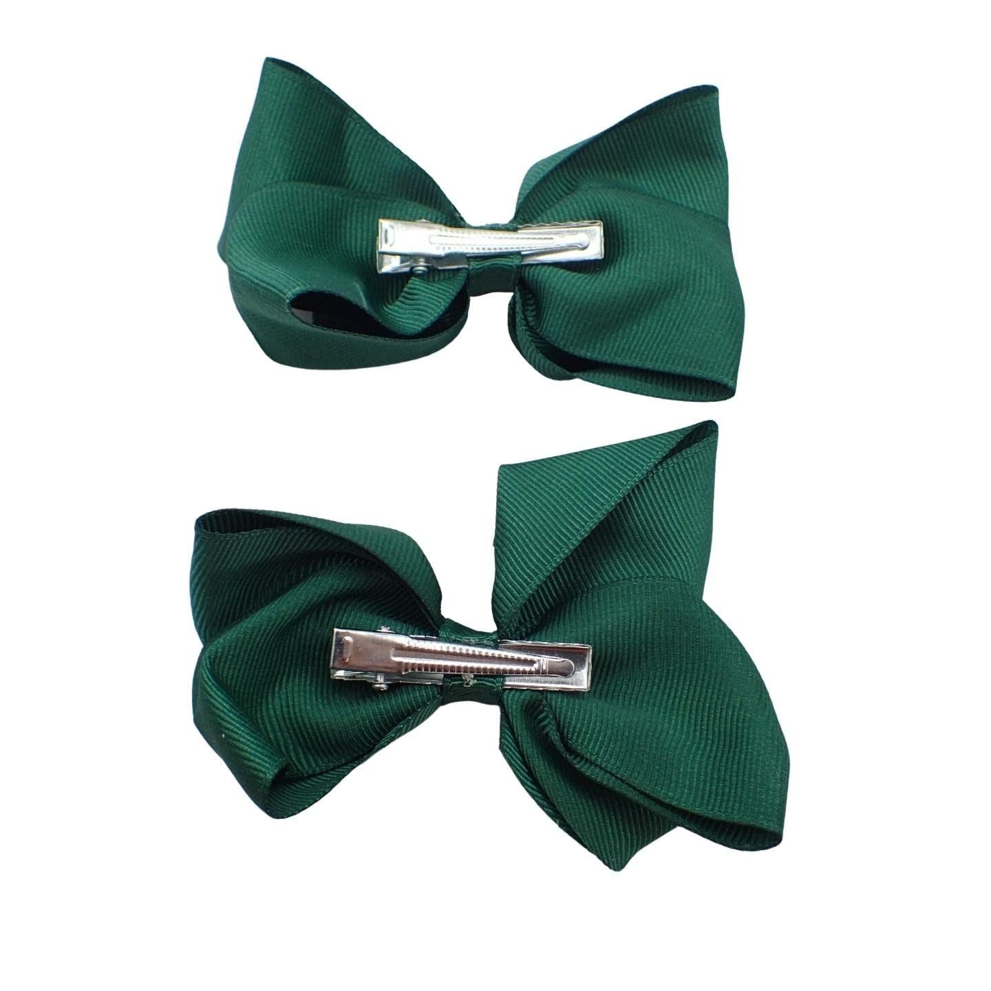 2pc Ribbon Hair Bows Hair Clip Hair Bows for Girls Hair Clips Women Girls Hair Clips Girls Hair Accessories Baby Hair Clips Crocodile Clips Hair Bows