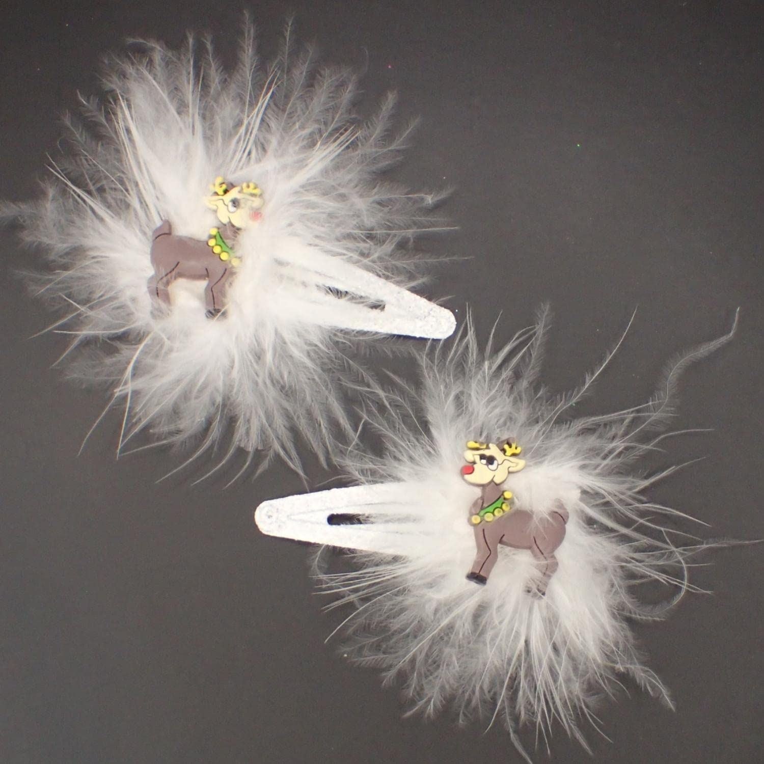 Christmas Hair Clips Women Hair Clips for Girls Hair Pins Snaps Sleepies Christmas Hair Accessories Christmas Tree Santa Hat Reindeer Snowman Stocking Santa Claus