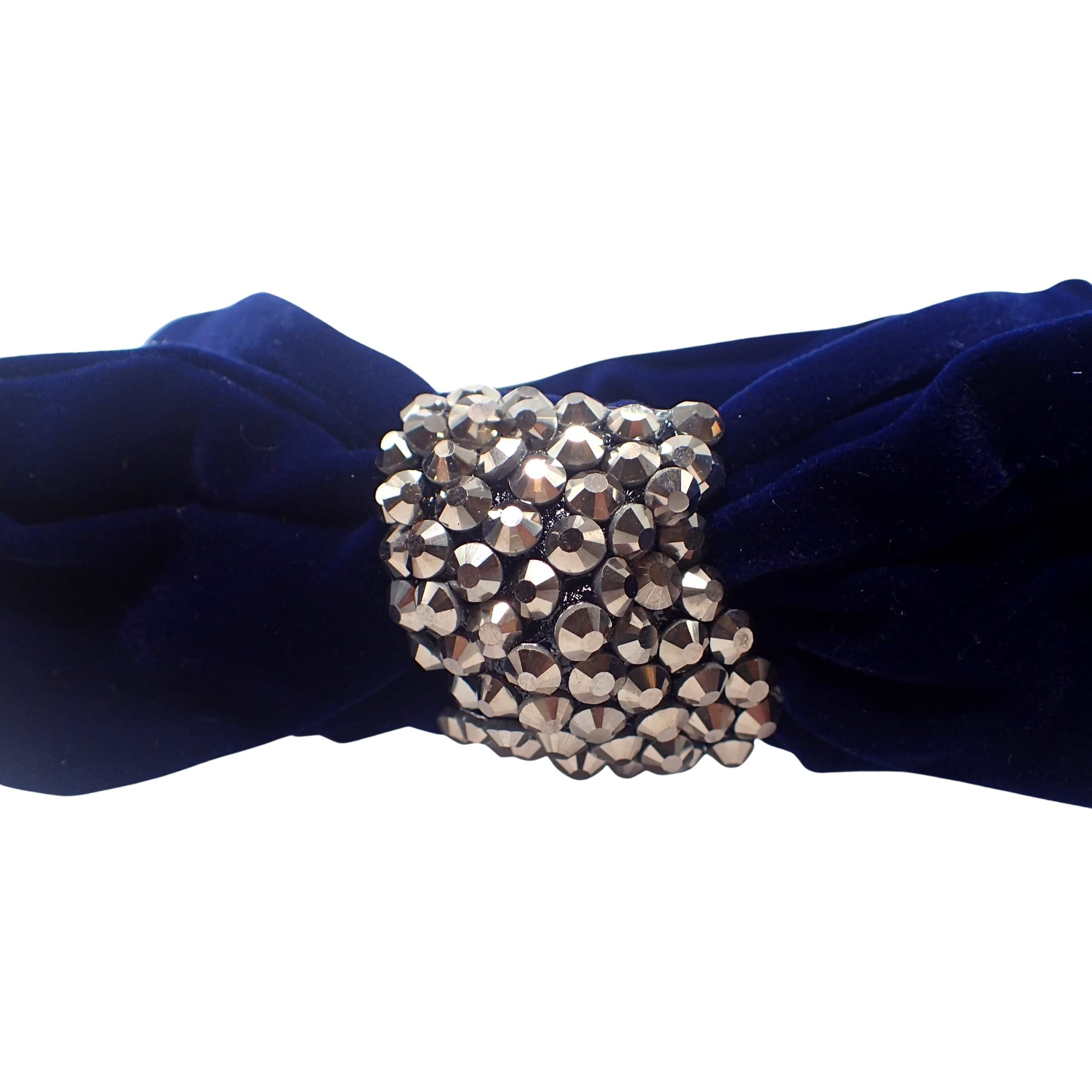 Velvet Bow Alice Bands Adult Women, Hair Accessories for Women, Hair Bands for Women, Thick Headband, Womens Headbands, Head Bands Adult Women, Wide Headbands