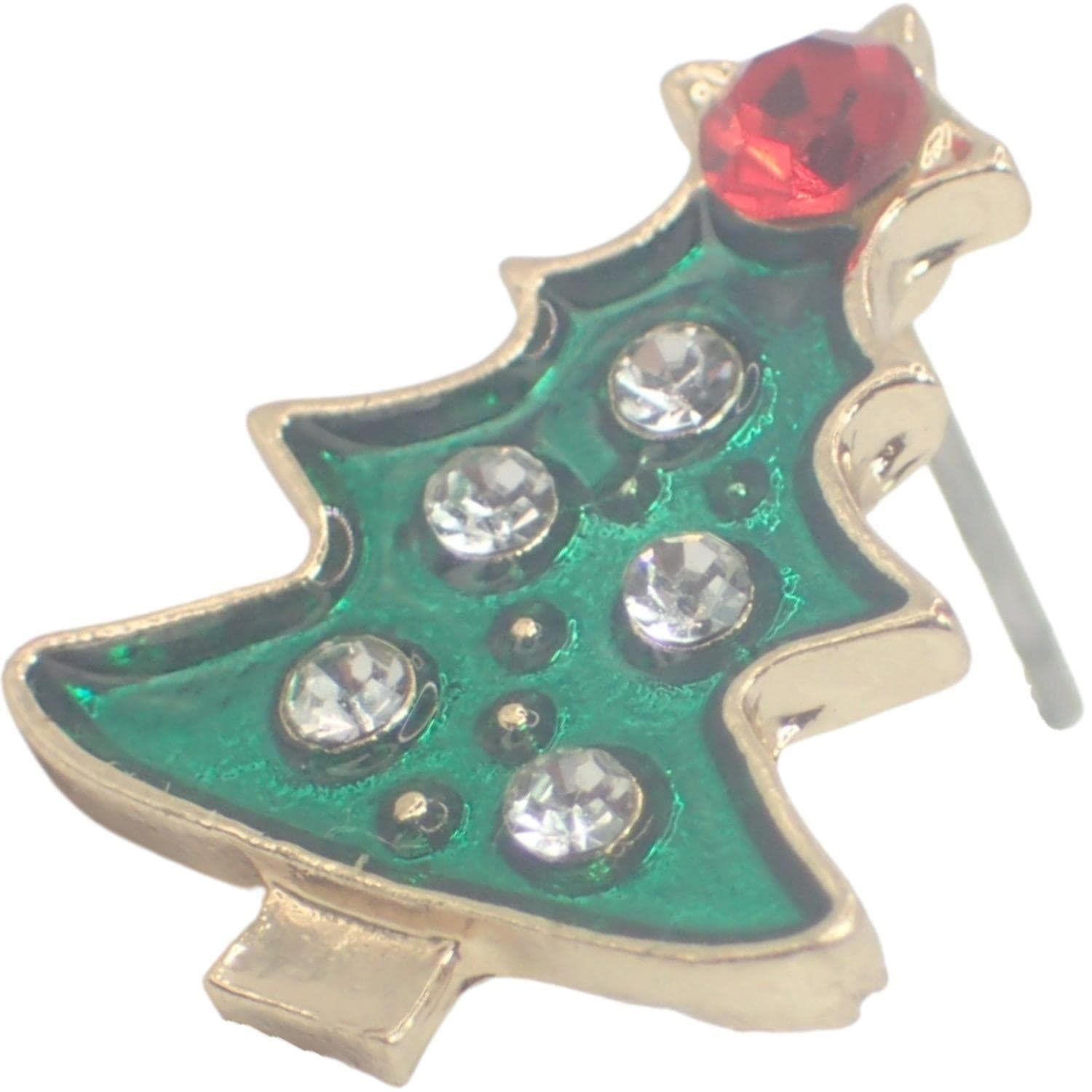 2pcs Christmas EarRings for Women or Girls, Earrings for Women Dangling Christmas Tree, Bauble, Christmas Pudding, Hooks, Studs, Reindeer Santa Hat Ho Ho Ho Holly