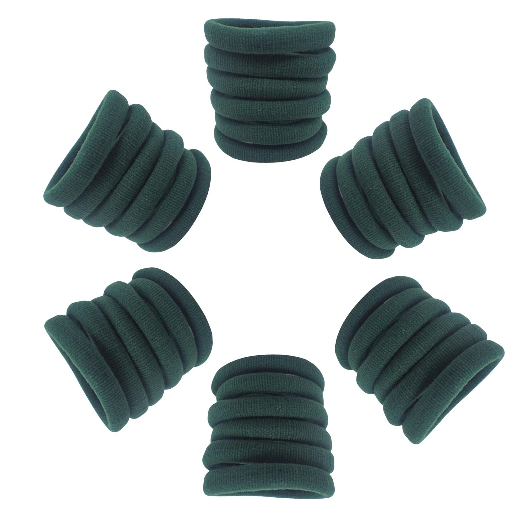 36 pc Thick Hair Bands for Women and Girls, Hair Bobbles Elastic HairBands Ponytail Holders Hair Ties Hair Elastics Hairbands Women Hair Ties No Damage elastic hair bands