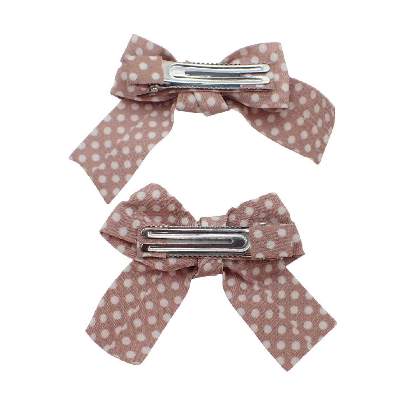 2pc Hair Bows Set Stylish Fashion Cute Bow Hair Clips Alligator Beak Bow Hair Slides Party Festival Hair Accessories Girls Children's Women's Wedding