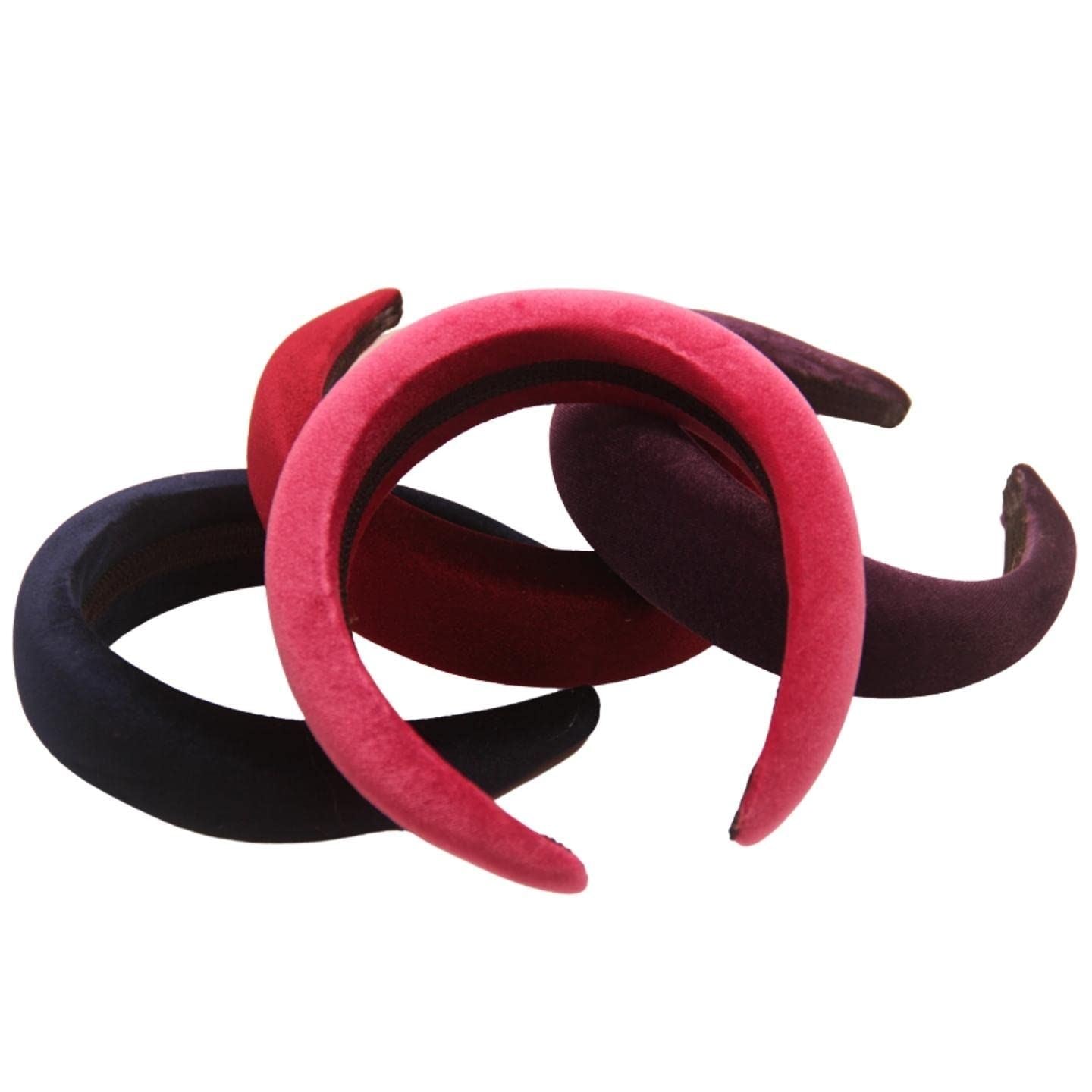 Thick, Soft, Pretty Padded Velvet Headband, Various Colourful Sets, Fluffy Alice Bands For Girls & Boys, Women & Men