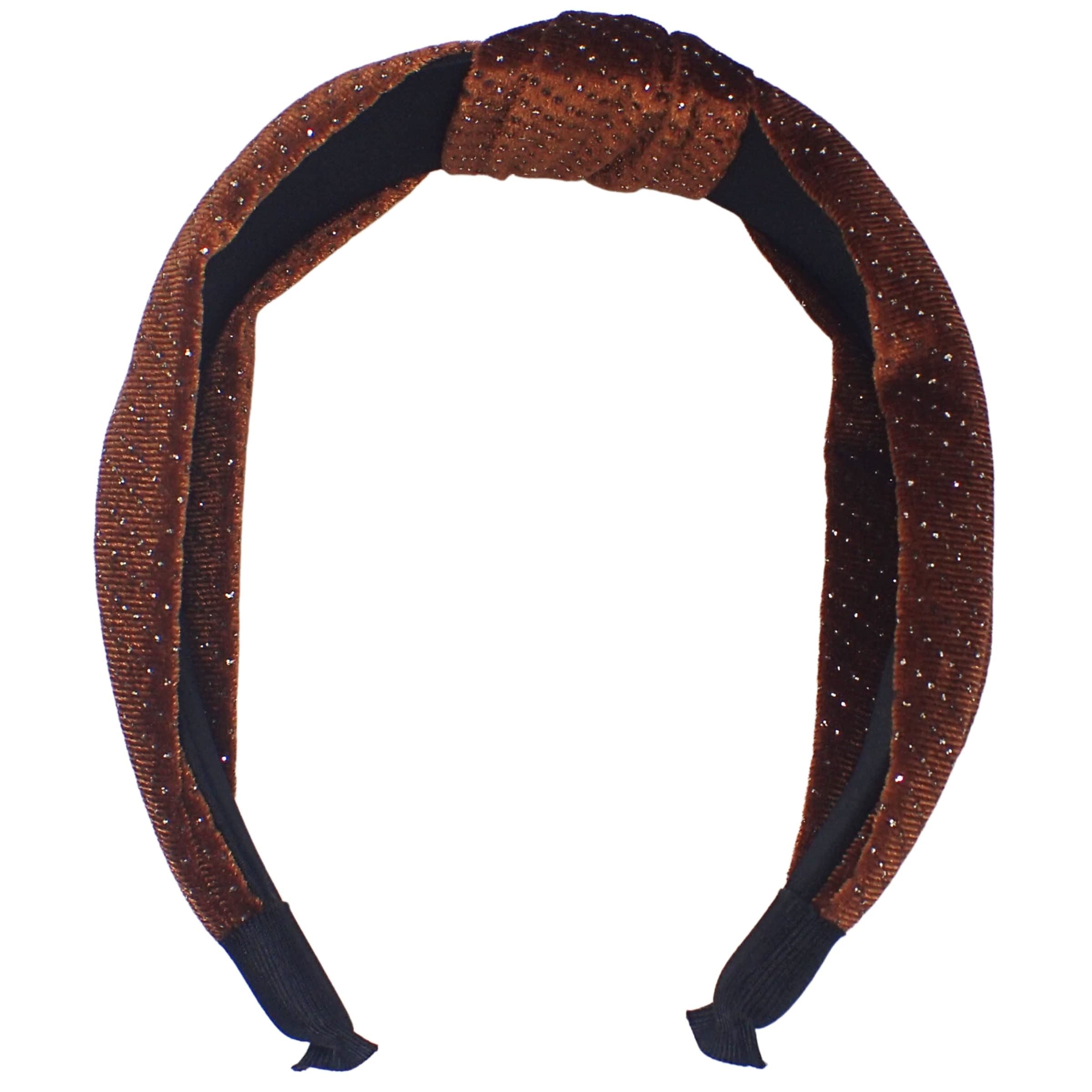 Velvet Glitter Knot Alice Bands Adult Women, Hair Accessories for Women, Hair Bands for Women, Thick Headband, Womens Headbands, Head Bands Adult Women, Wide Headbands