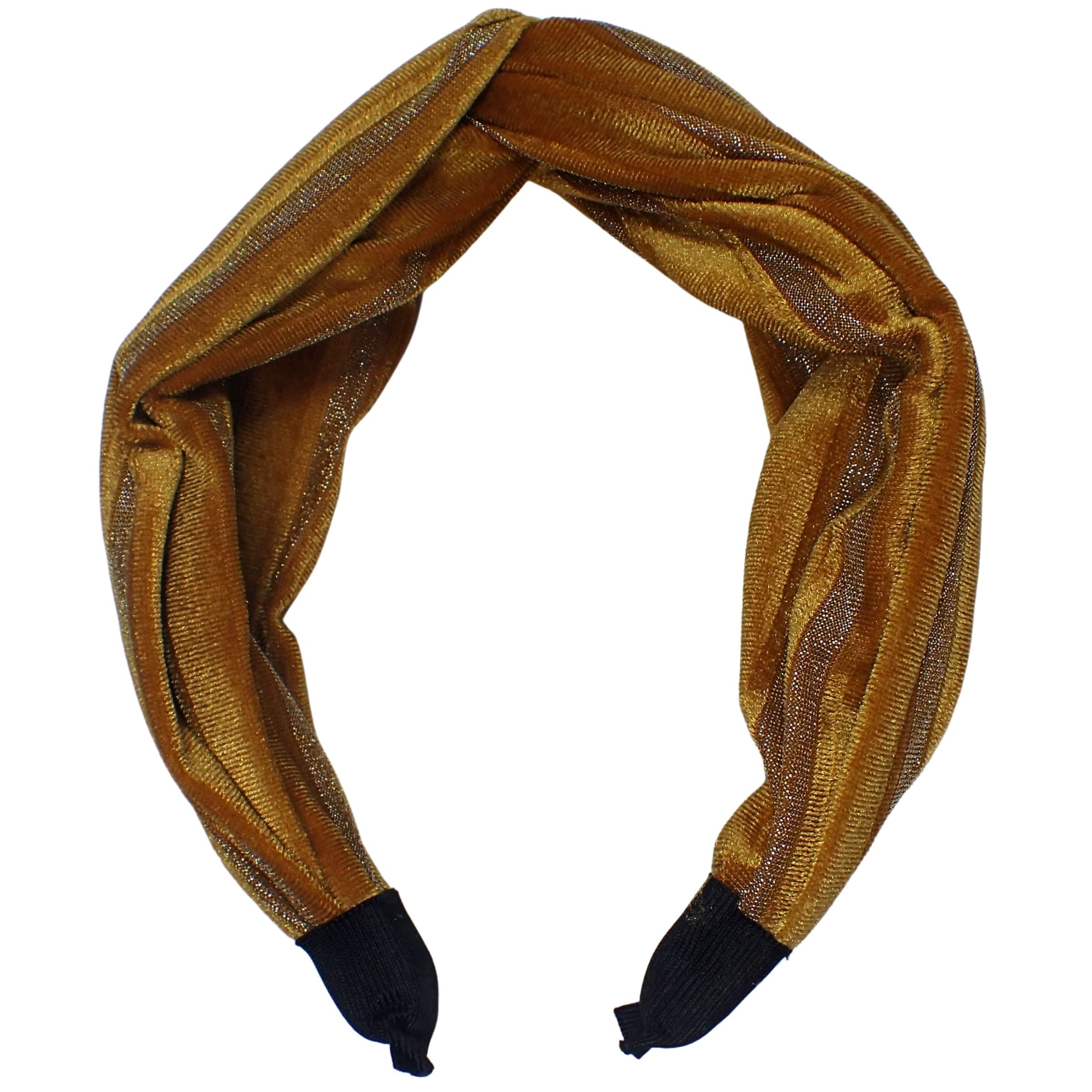 Velvet and Lurex Twist Alice Bands Adult Women, Hair Accessories for Women, Hair Bands for Women, Thick Headband, Womens Headbands, Head Bands Adult Women, Wide Headbands