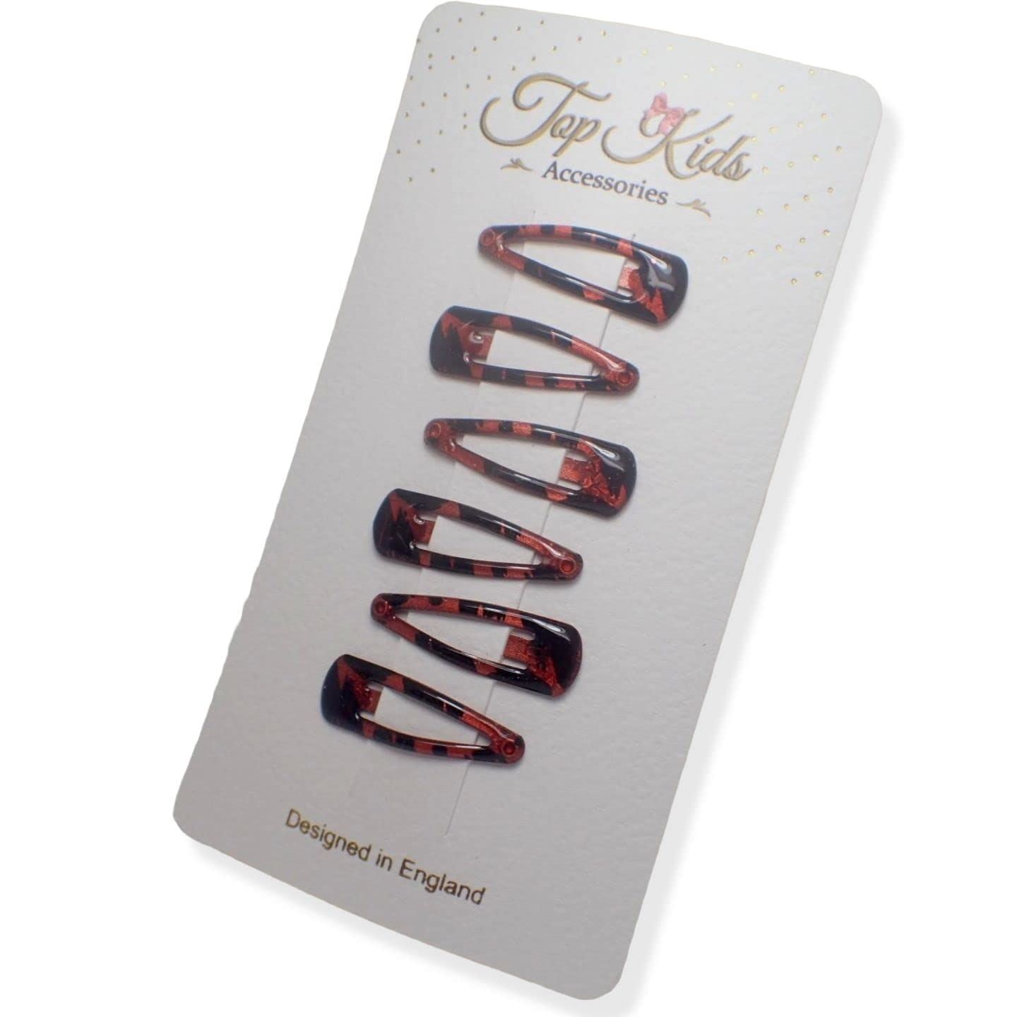 Small Mini Epoxy Snap Hair Clips for Girls and Women, Girls Hair Accessories, Mini Hair Clips, Toddler Hair Clips, Metal Hair Clips