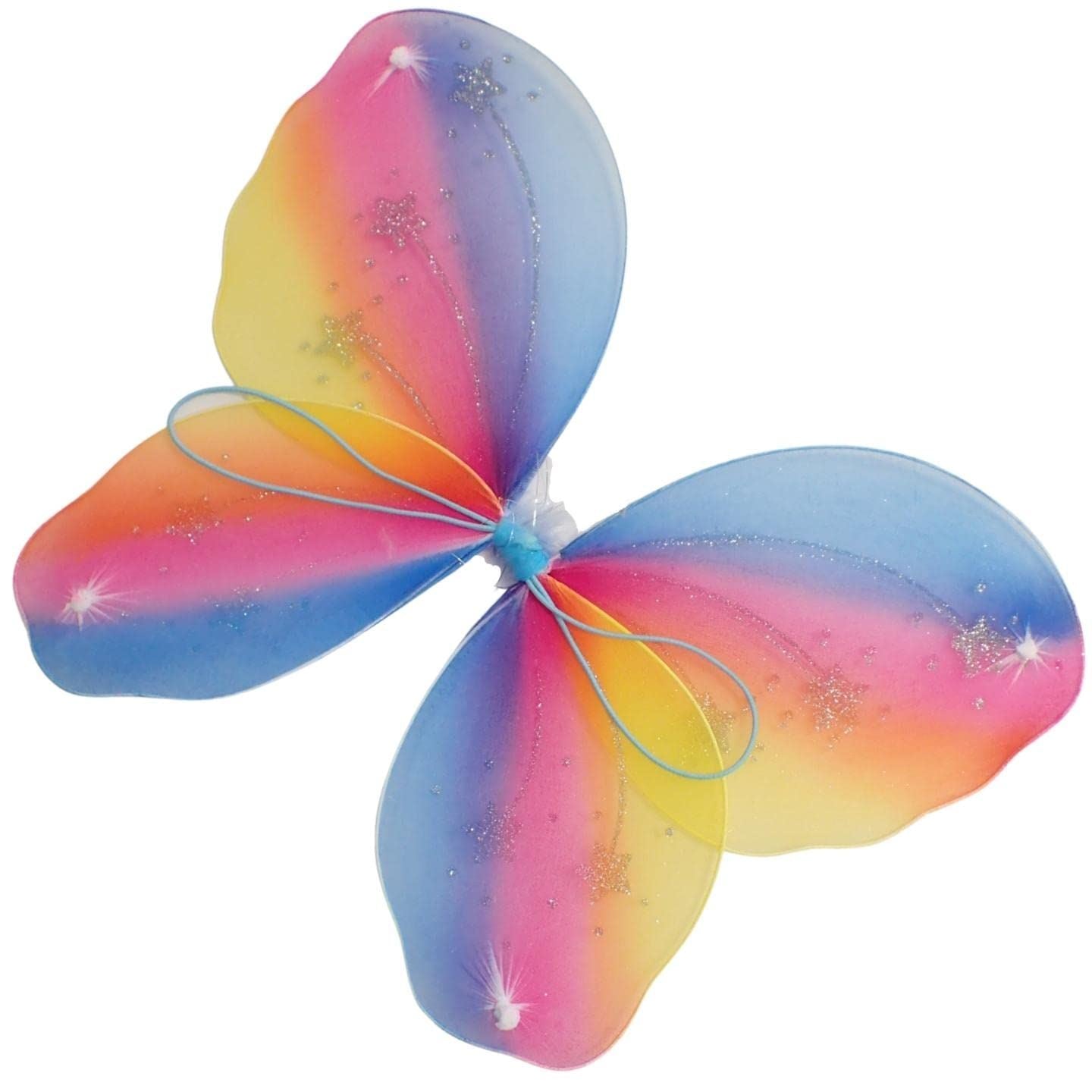 Rainbow Fairy Angel Set, Tutu Wings Set for Halloween for Girls, Ladies Rainbow Fairy Costume, Fancy Magic Kids Wings & Tutu Skirt, Skirts & Wings