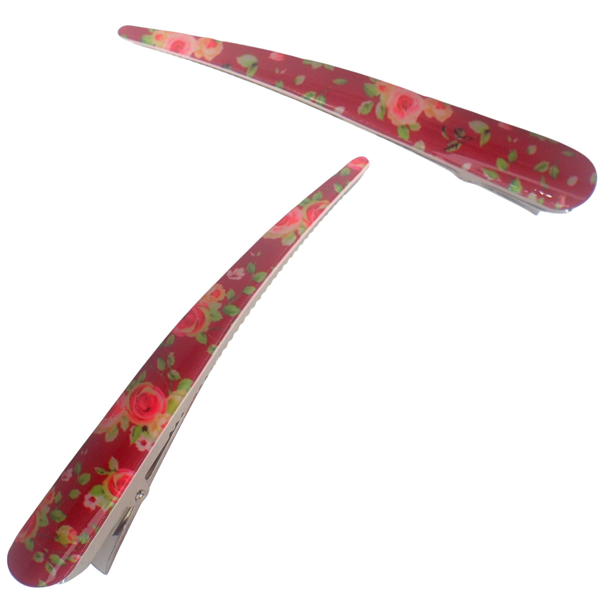 13cm Hair clips for Women, Duckbill / Beak / Concorde design, Sectioning Hair Clips