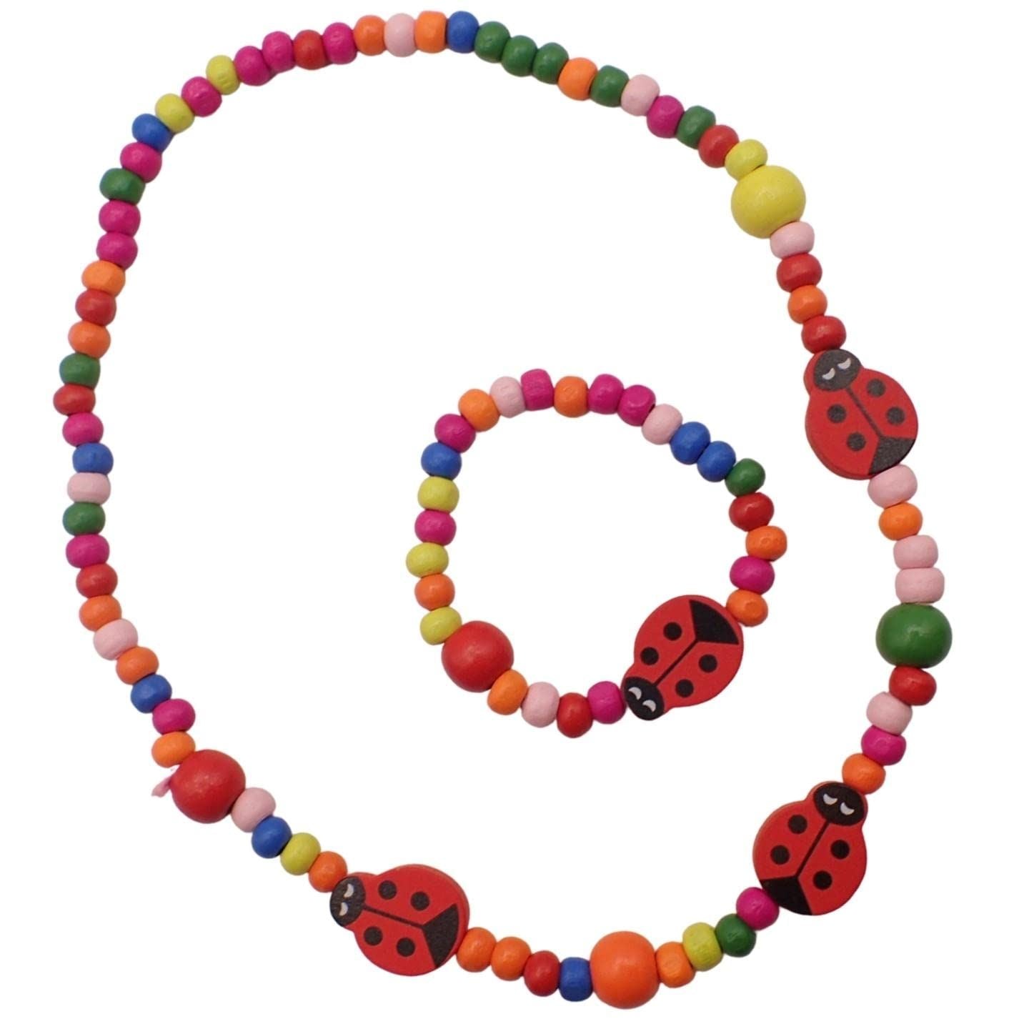 Children's Wooden Necklace & Bracelet Sets