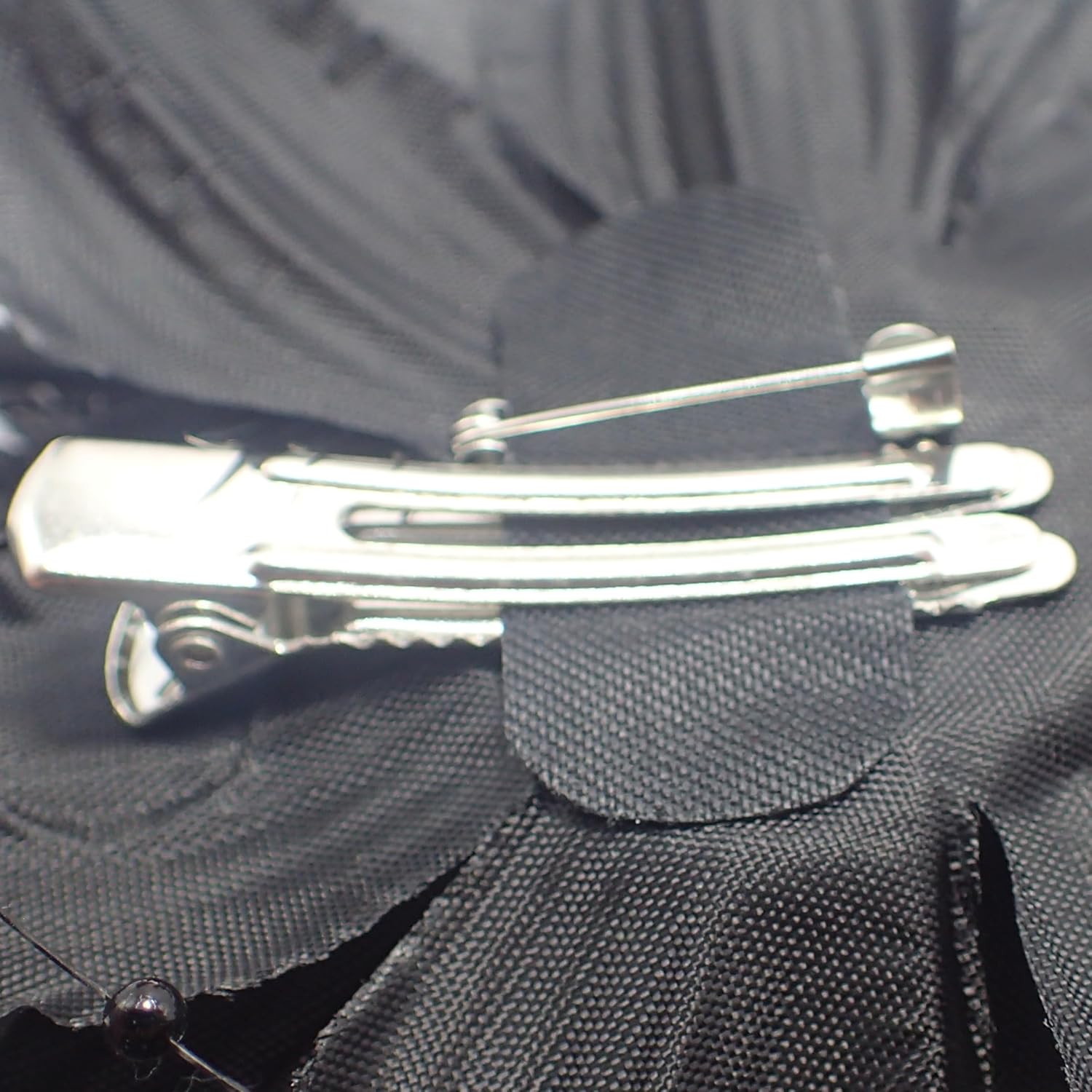 Fascinator Flower Hair Clip Beaded Wedding Fascinator Hair Clip Fascinator Hat Attached To Brooch Pin & Clip For Women, Ladies, Girls