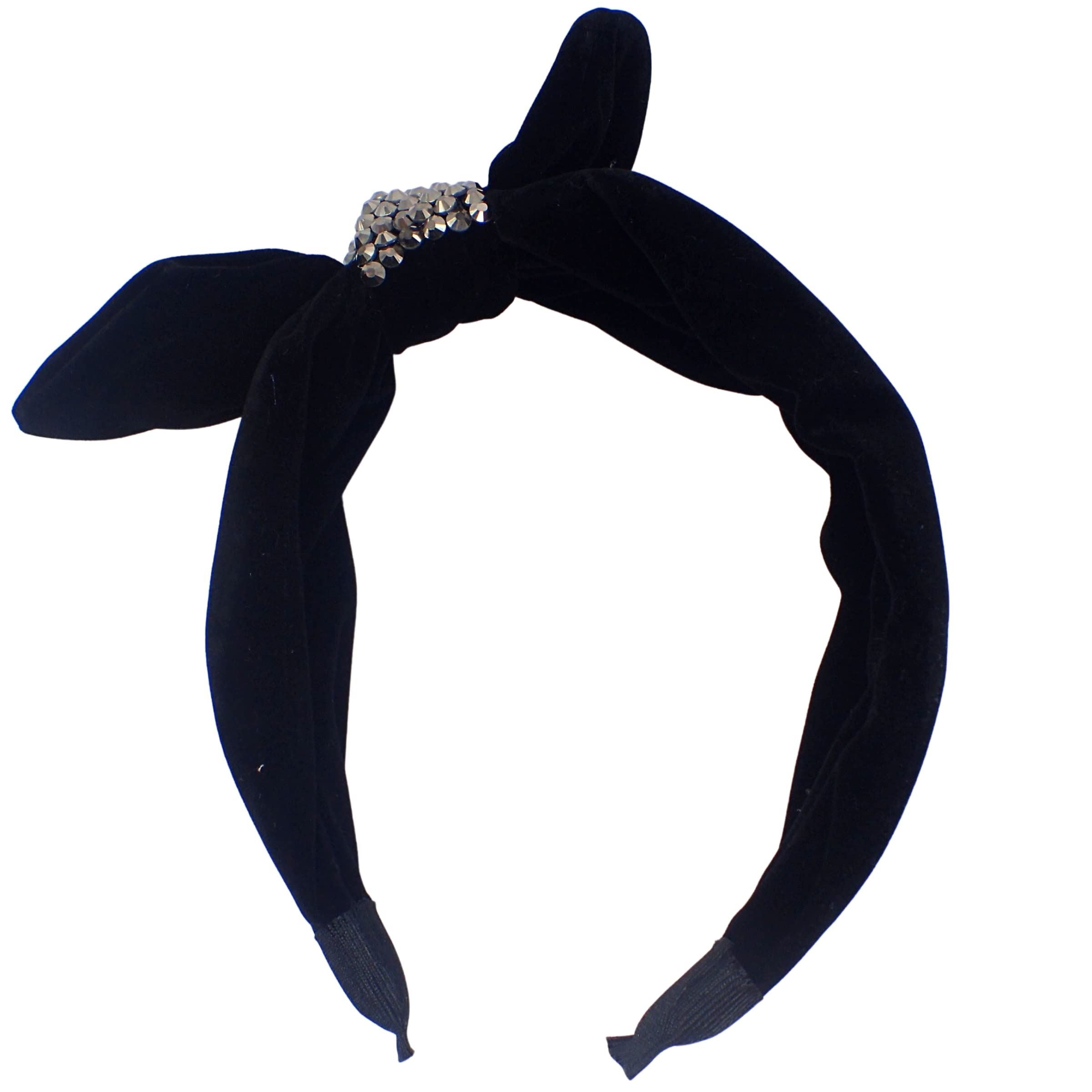 Velvet Bow Alice Bands Adult Women, Hair Accessories for Women, Hair Bands for Women, Thick Headband, Womens Headbands, Head Bands Adult Women, Wide Headbands