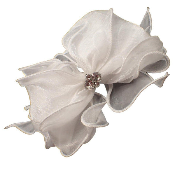 Organza & Diamante Fascinator Headband for Women, Wedding Fascinator for Girls, Ascot Hat, Hatinator Hairband Fascinators, Fascinator Hats for Wedding Guest Accessories