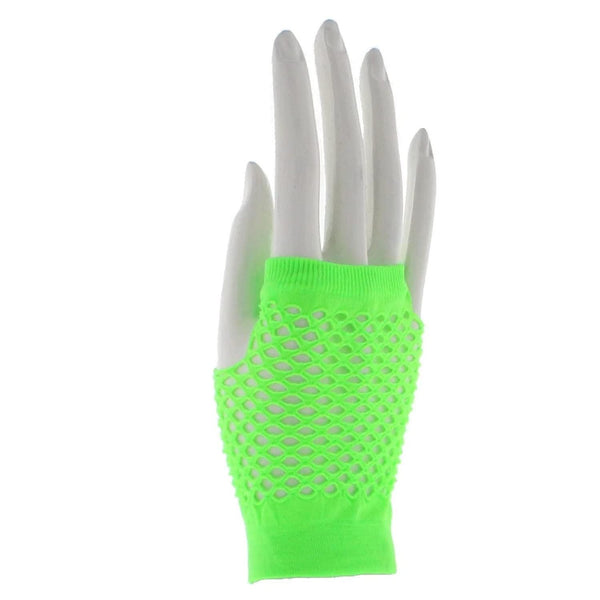 2pc Short Fishnet Gloves fingerless gloves Fancy Dress Fishnet Gloves Fingerless Fishnet Gloves Net Mesh Gloves fingerless gloves for women gloves women ladies gloves