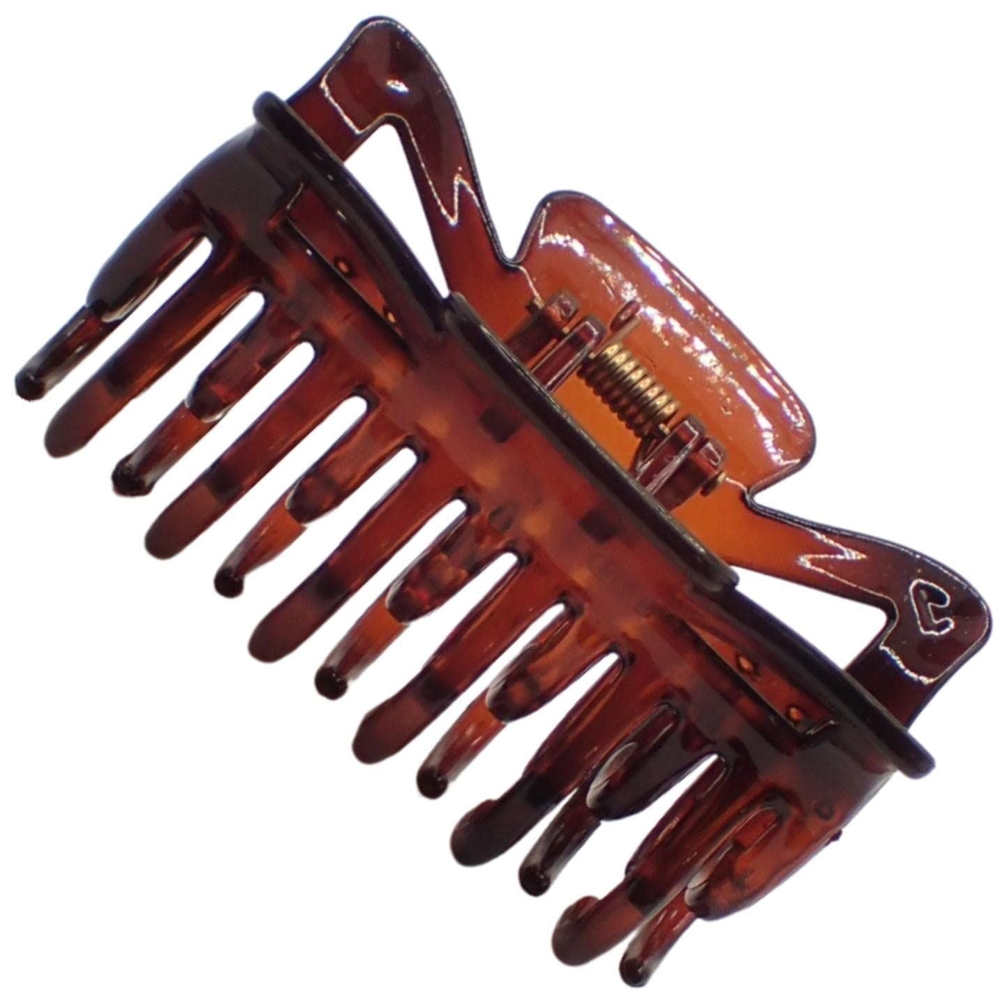 8.5cm Black or Brown Tort Hair Claw Clip, Detail Hair Claw for Women & Girls, Thick Hair Claw Clip, Hair Clips for Ladies, Womens Claw Clips for Thick Hair